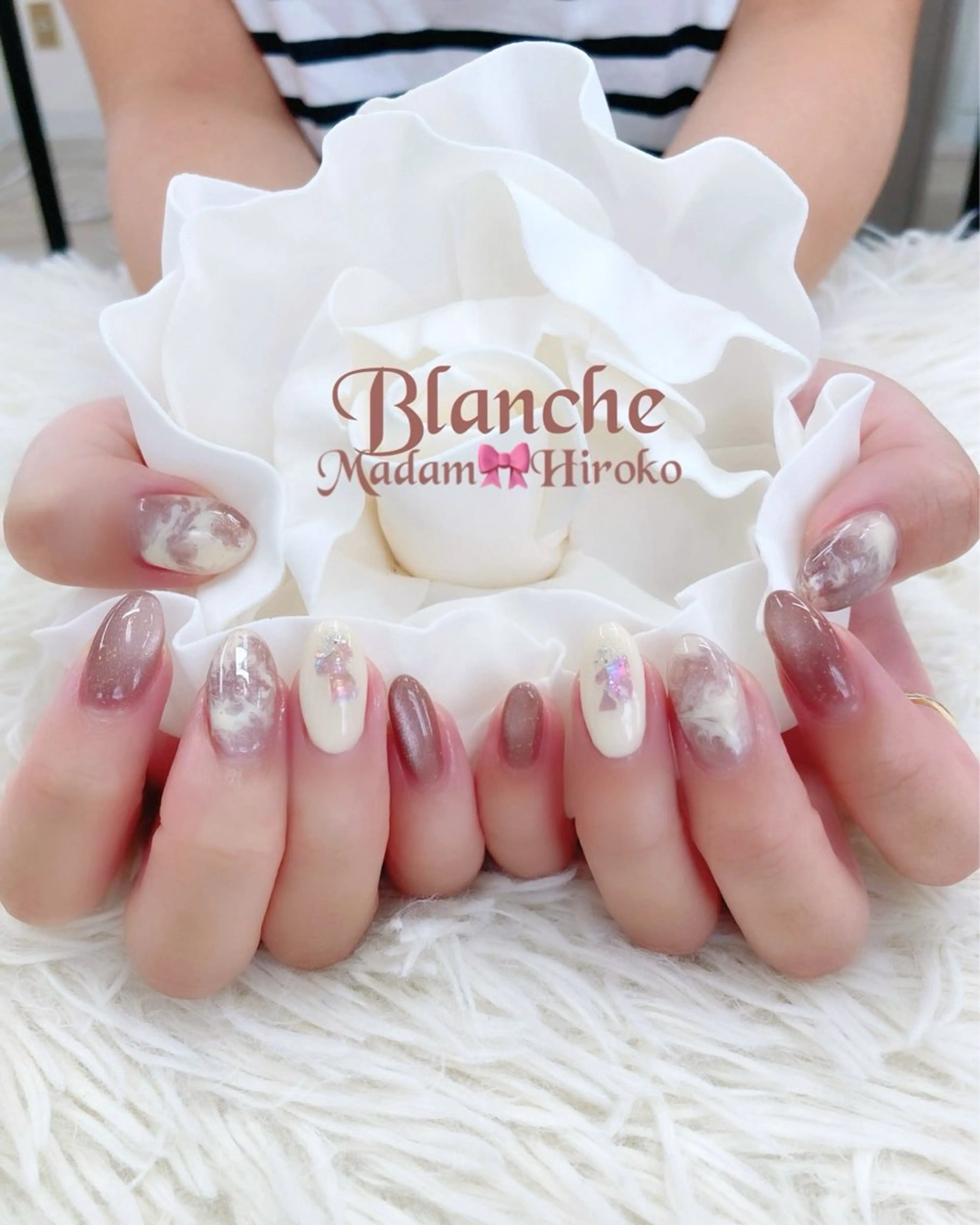 ネイル ニュアンスネイル Lianネイル 寛子Lianのネイルデザイン