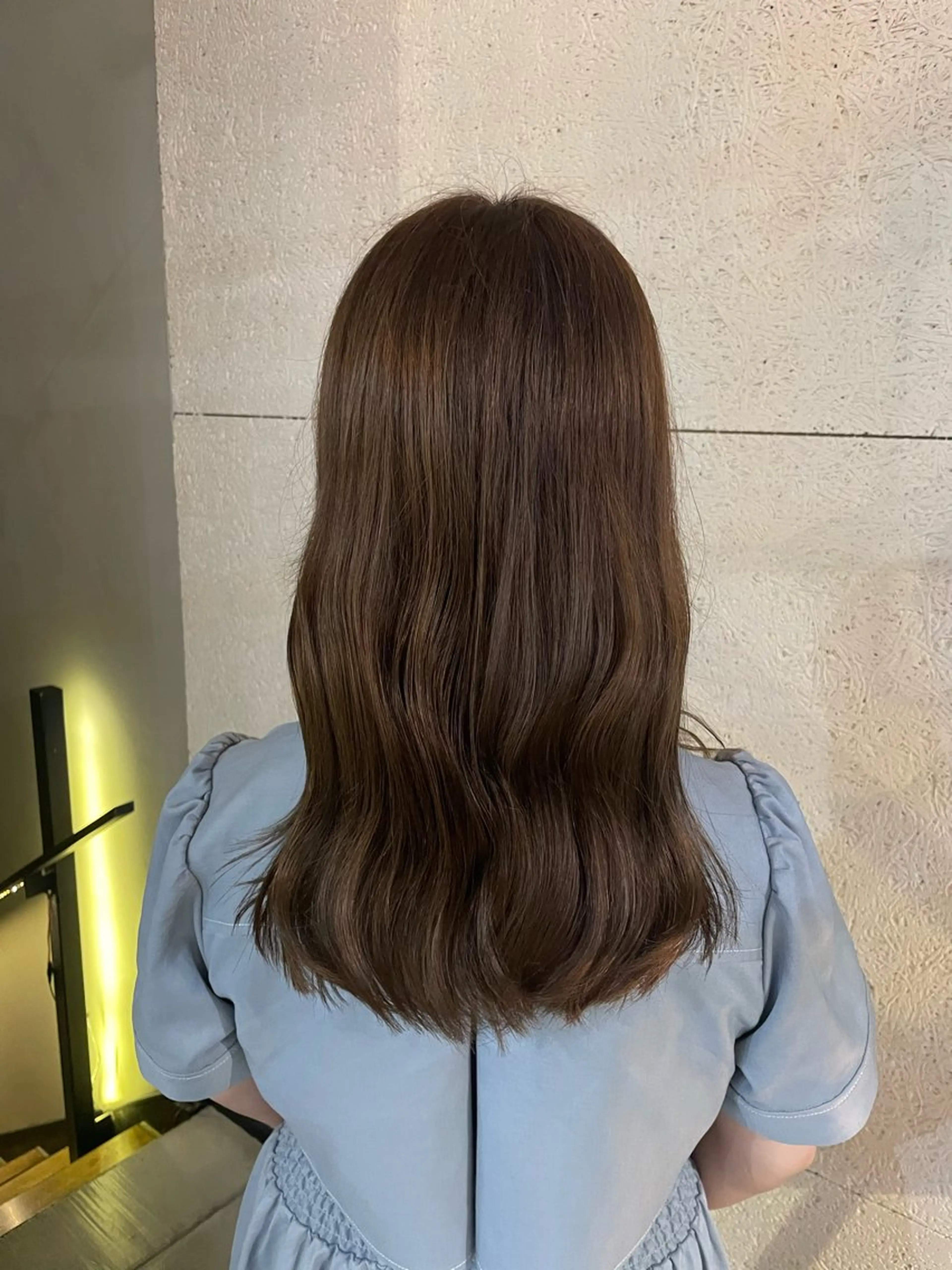 ミディアム カラー 透明感カラー フォギーグレージュ グレージュ ヘアカラー ミユウ /札幌美容師のヘアスタイル