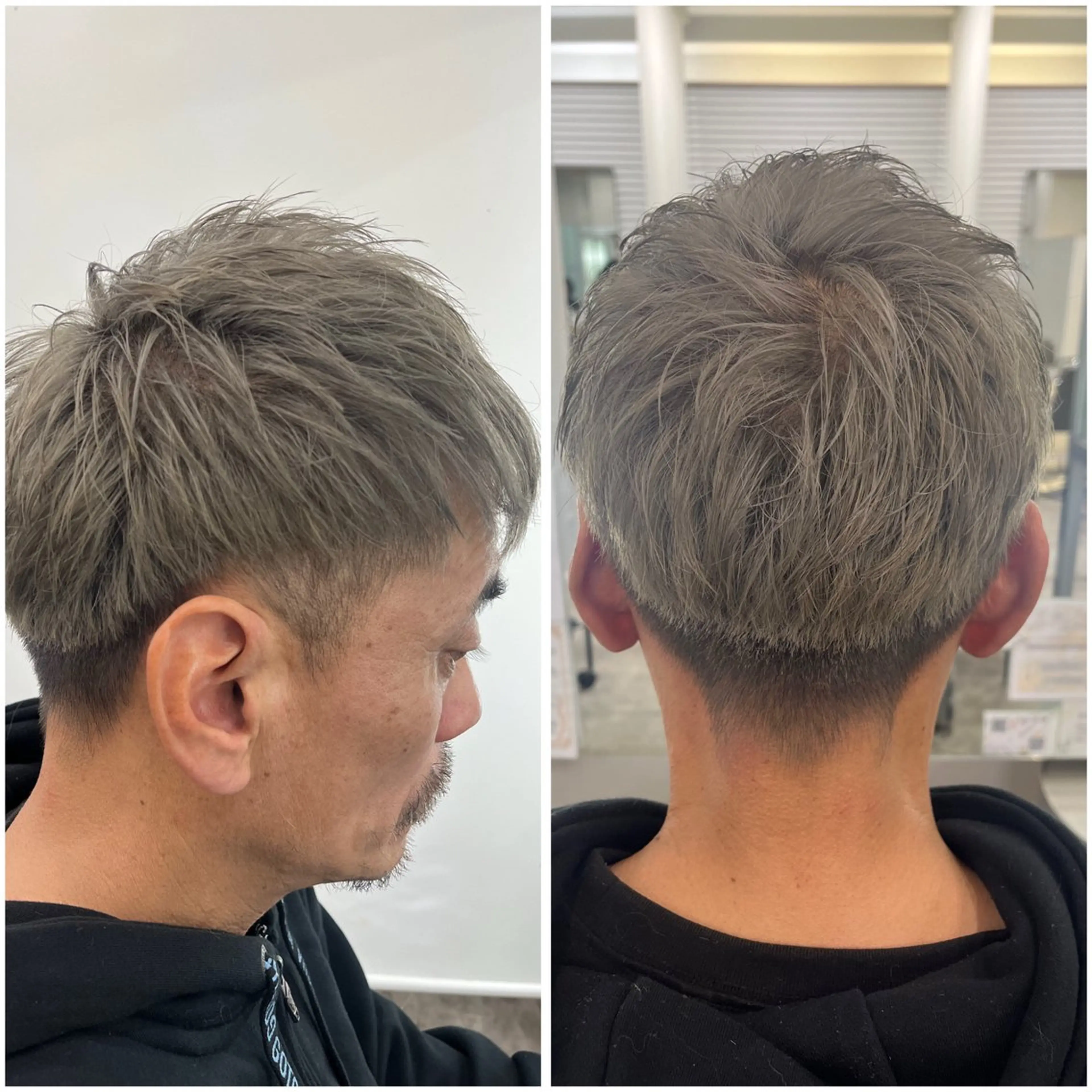 🔥🎨【イメチェン男子】ブリーチ＋メンズカット＋カラー✨👉 ハイトーンでおしゃれにキマる！￥13,200​〜​の写真