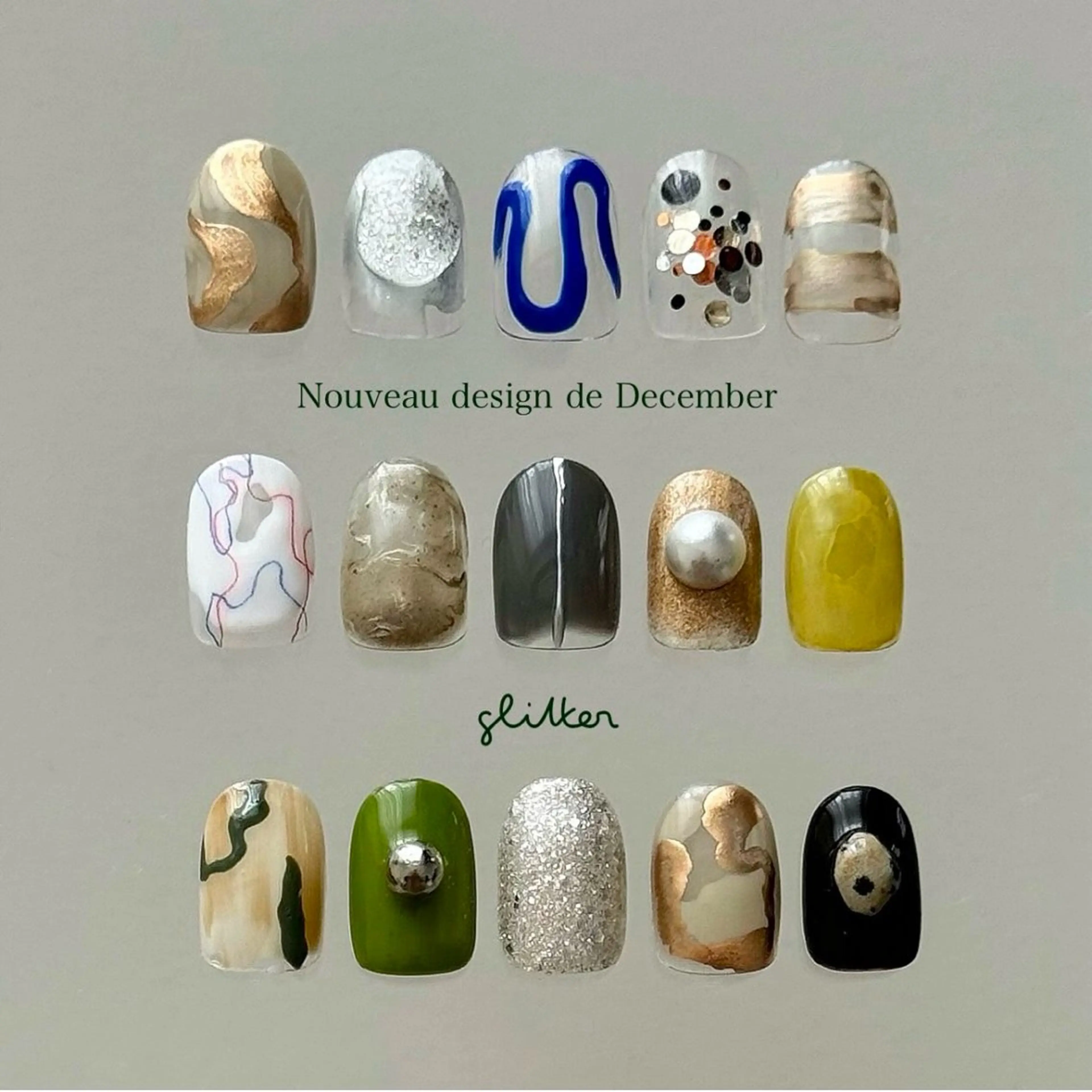 ネイル glitter 池袋のネイルデザイン