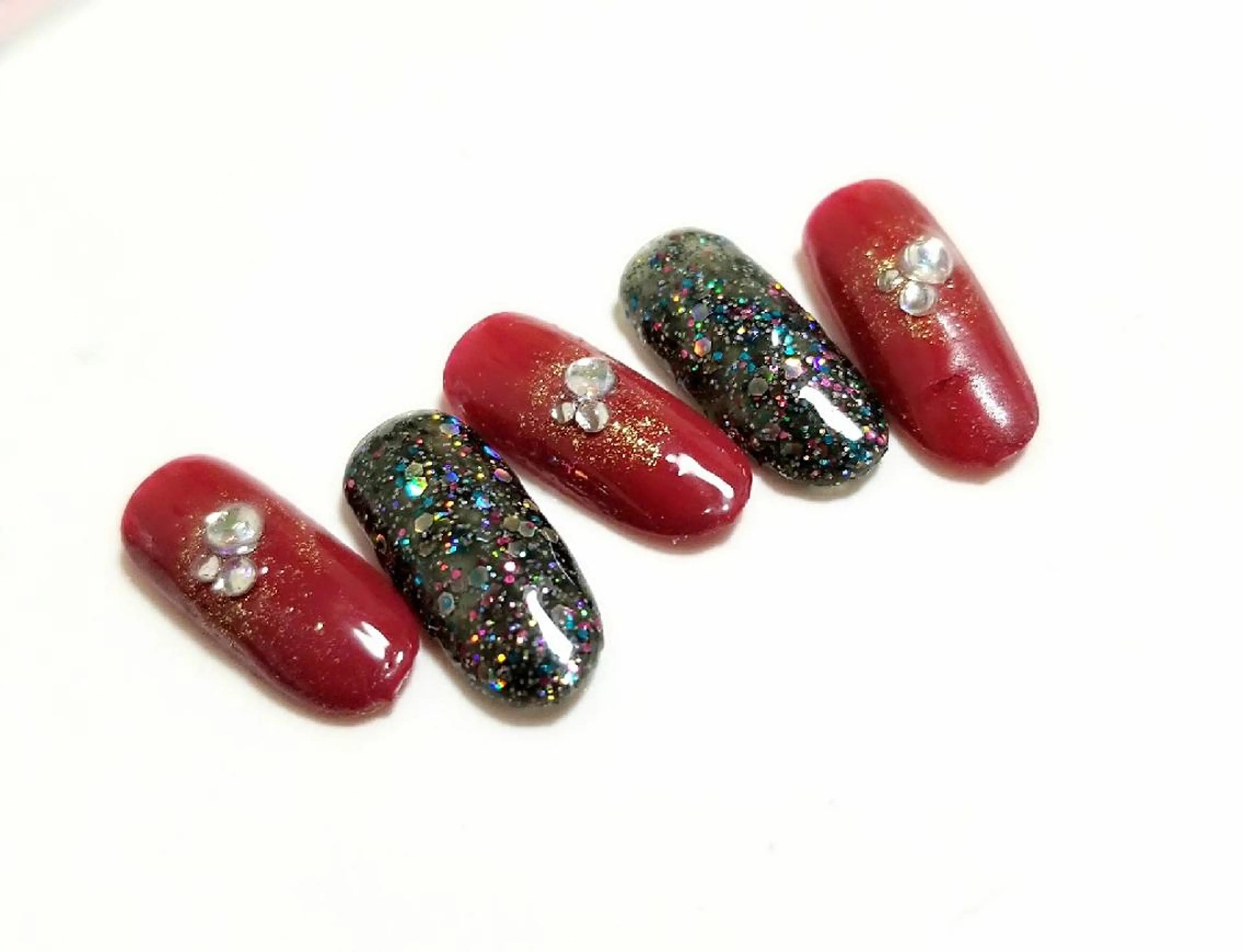 ネイル 冬ネイル クリスマス nail salon ipuniのネイルデザイン