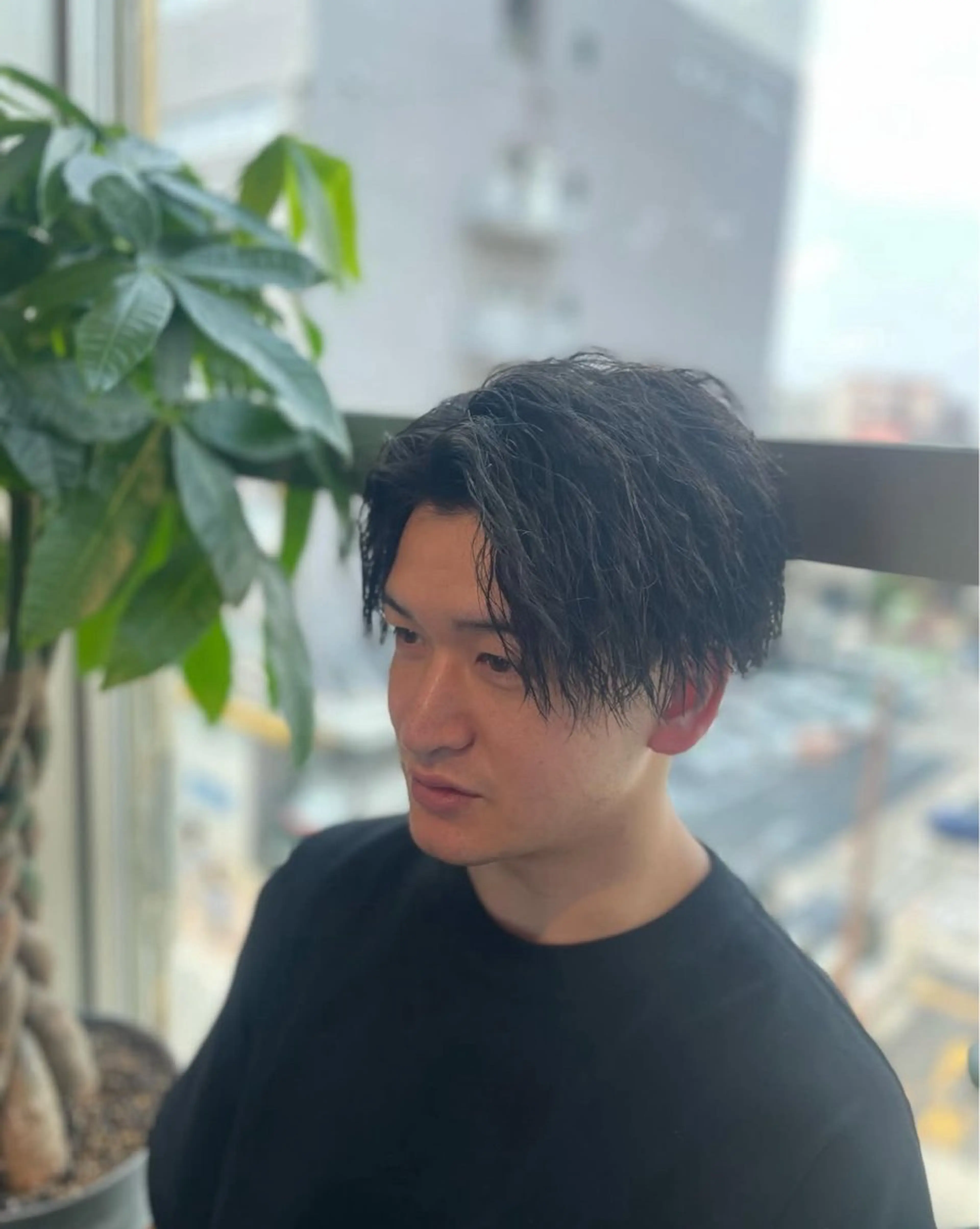 パーマ メンズ メンズパーマ メンズツイストパーマ ツイストパーマ HAIRLABO 篠崎空竜のヘアスタイル