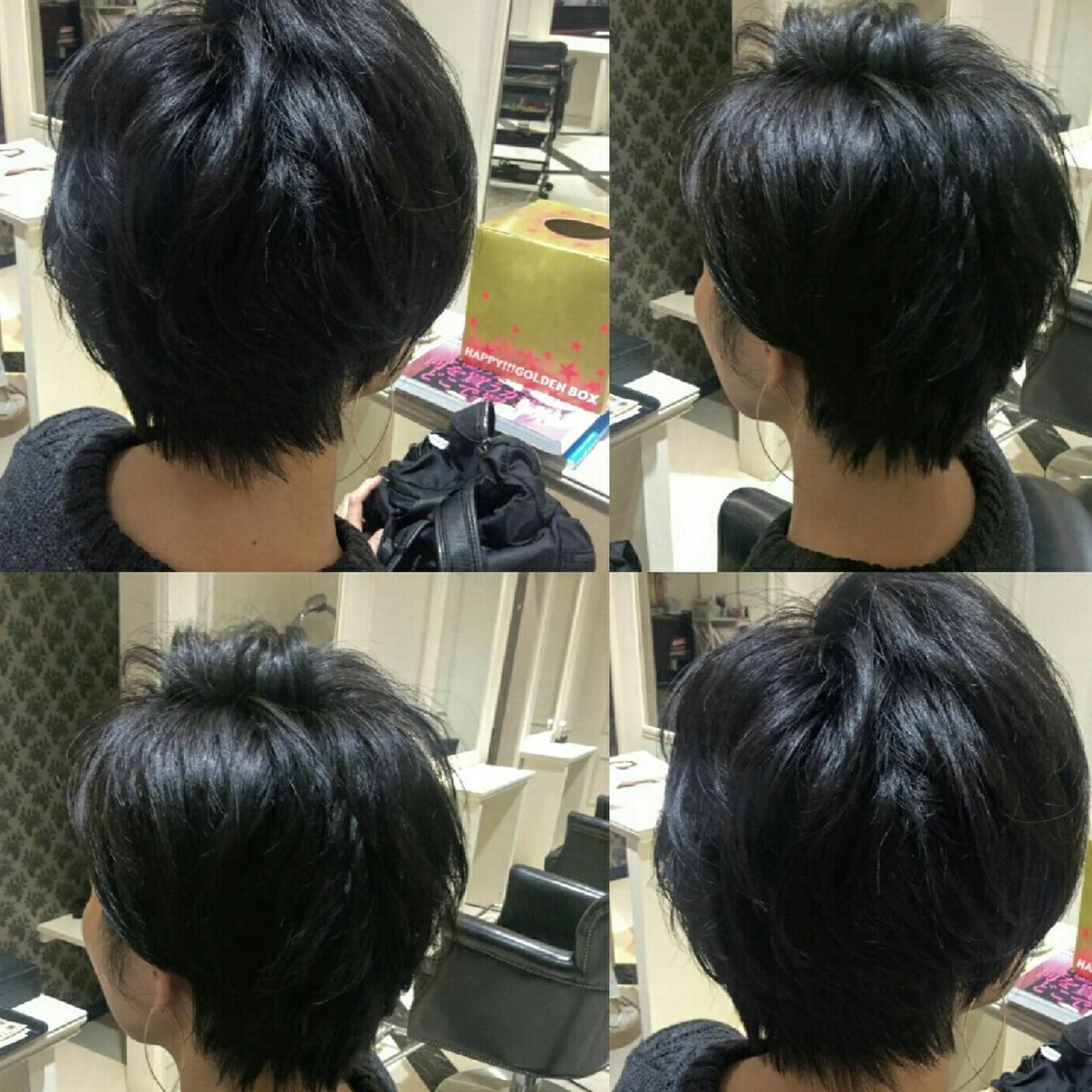 ショート カラー パーマ ショートヘア 畠村 美智子のヘアスタイル