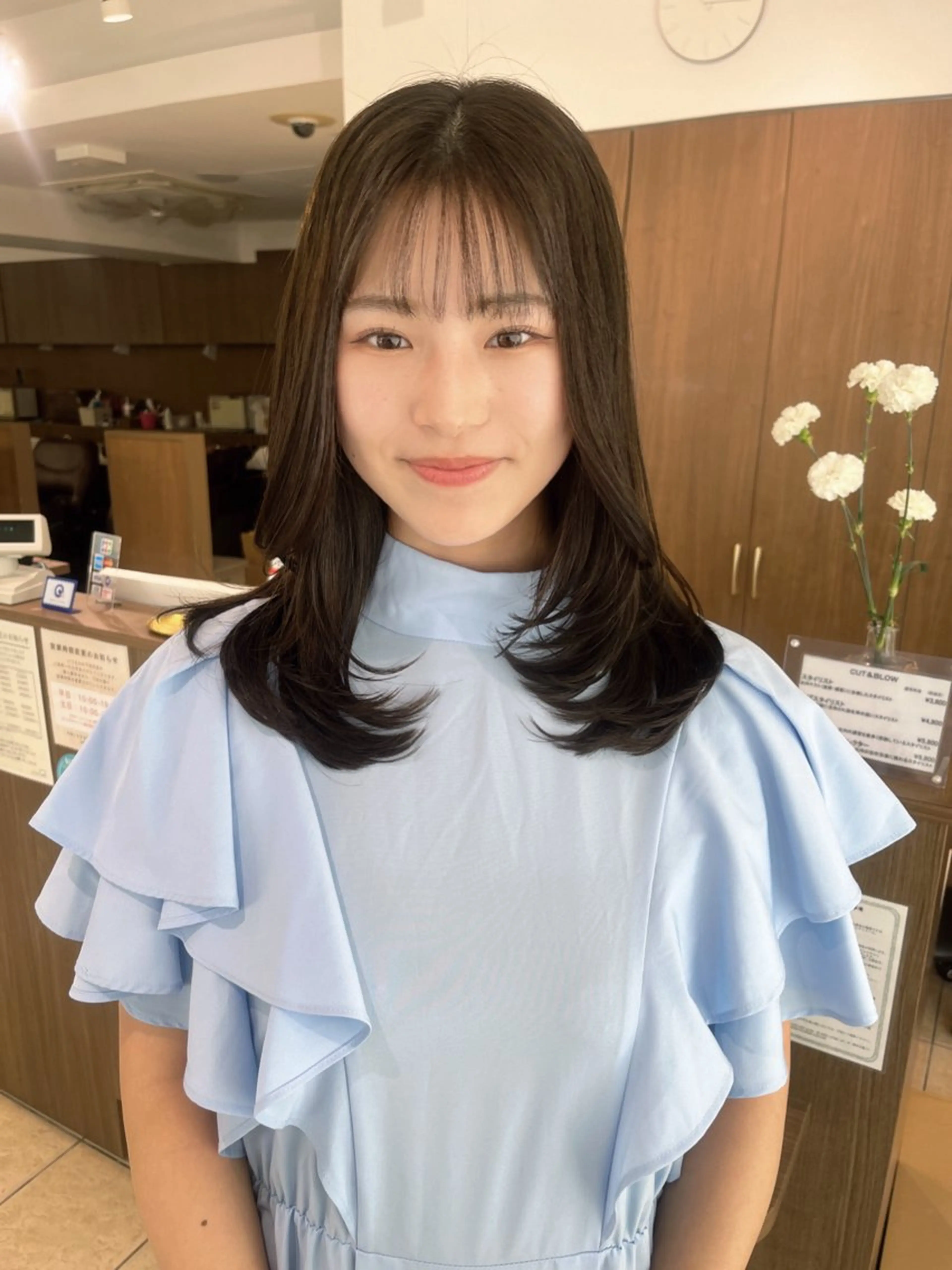 【朝が楽になるパーマ💞】毛先ワンカールパーマ + カットの写真