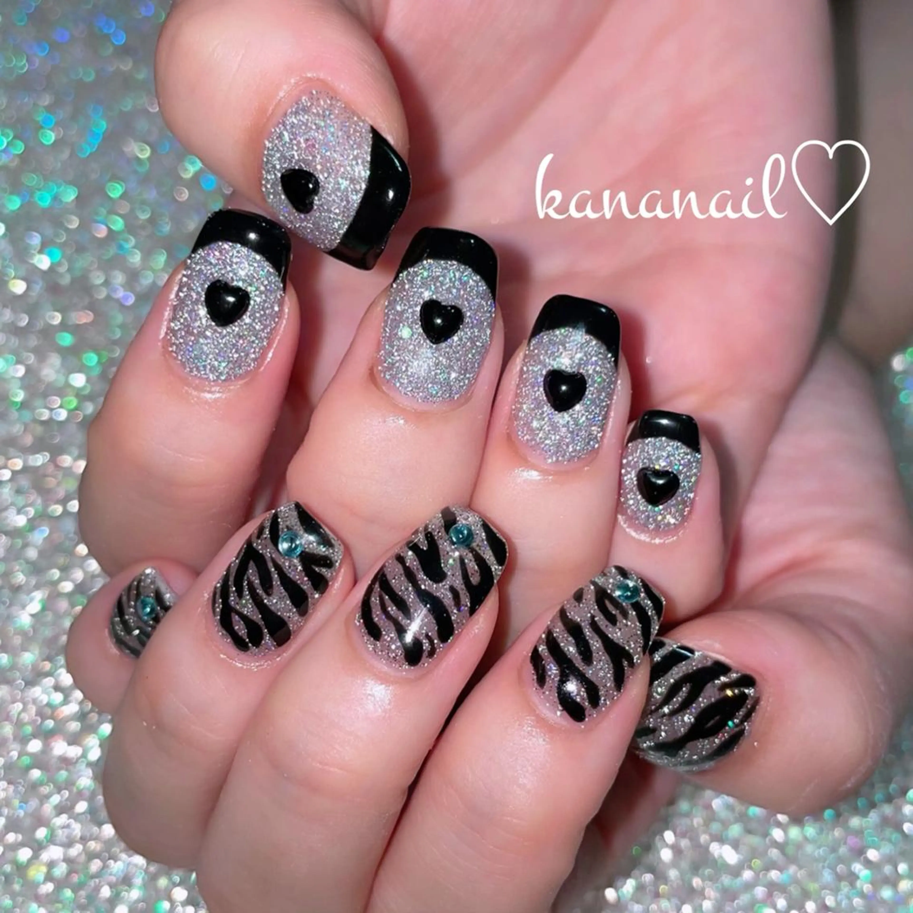 ネイル フラッシュネイル ハンドネイル kananail ♡のネイルデザイン