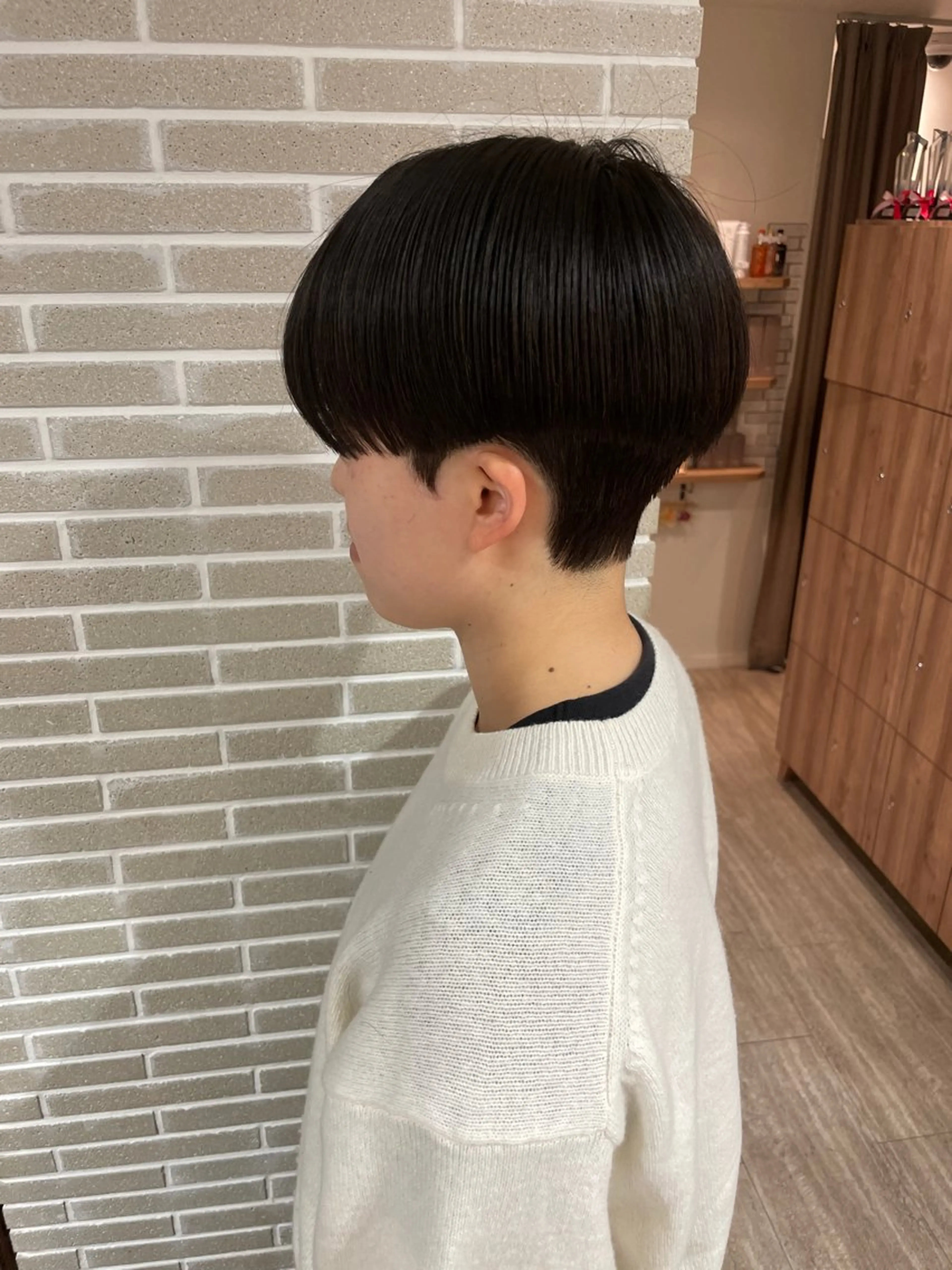 ショート 縮毛矯正 カット 縮毛矯正 レディースモデル 募集中/吉川賢心のヘアスタイル