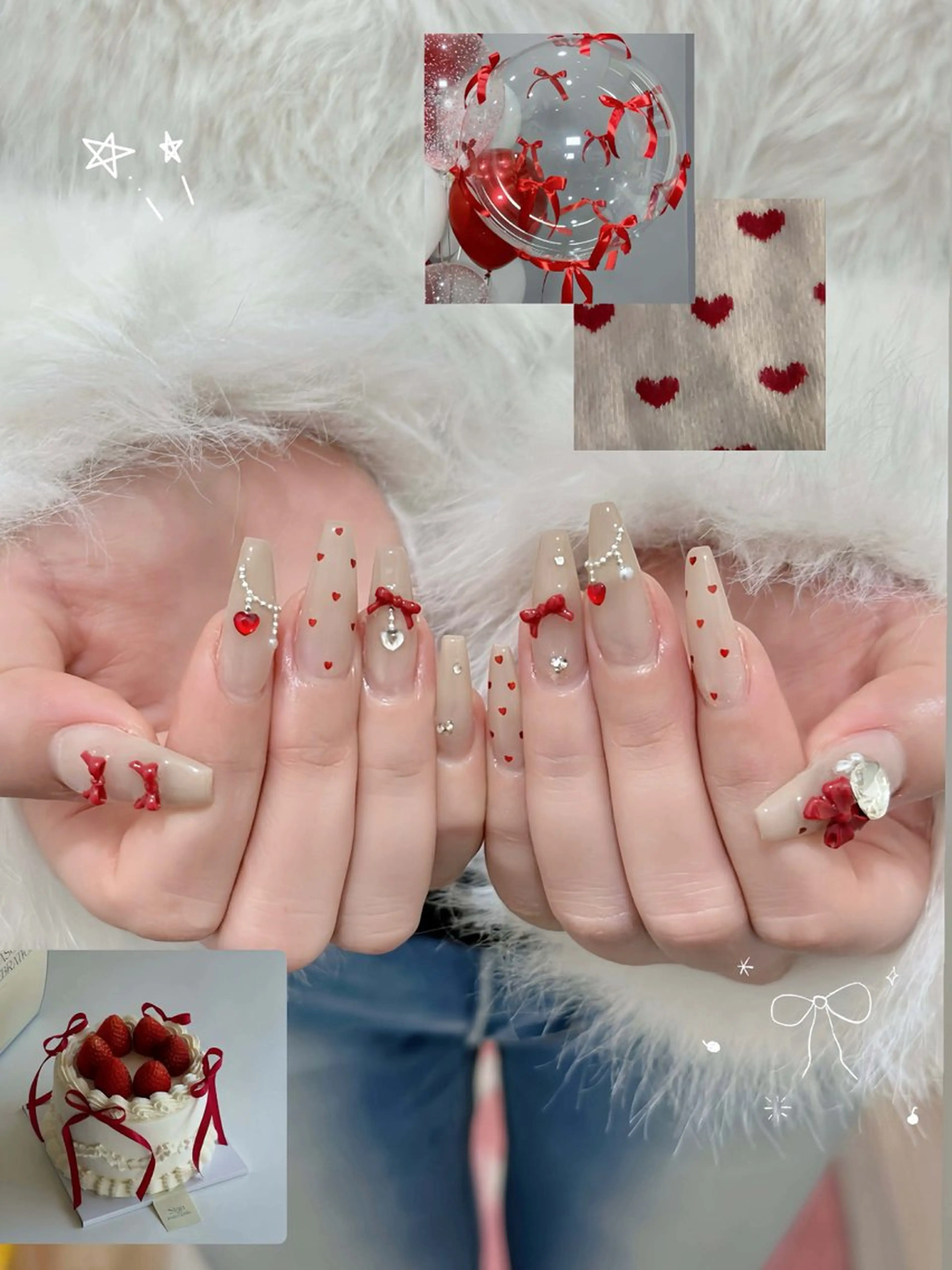 ネイル オーロラネイル ボルドー ブラウン 氷ネイル・うるうるネイル キラキラネイル Julli NailStudioのネイルデザイン