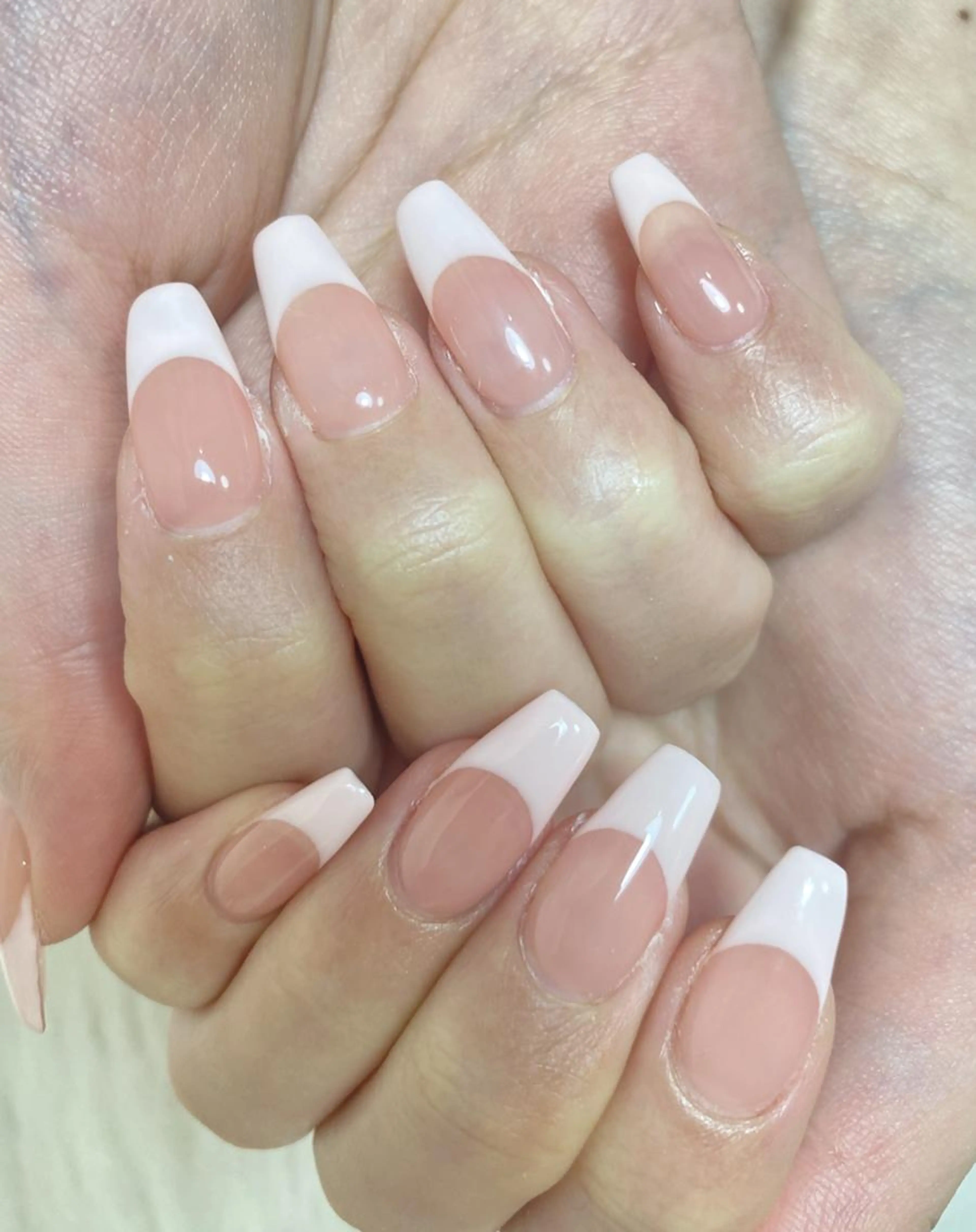 🎀【チップ長さだし】 カラーフレンチorカラーグラデーションの写真