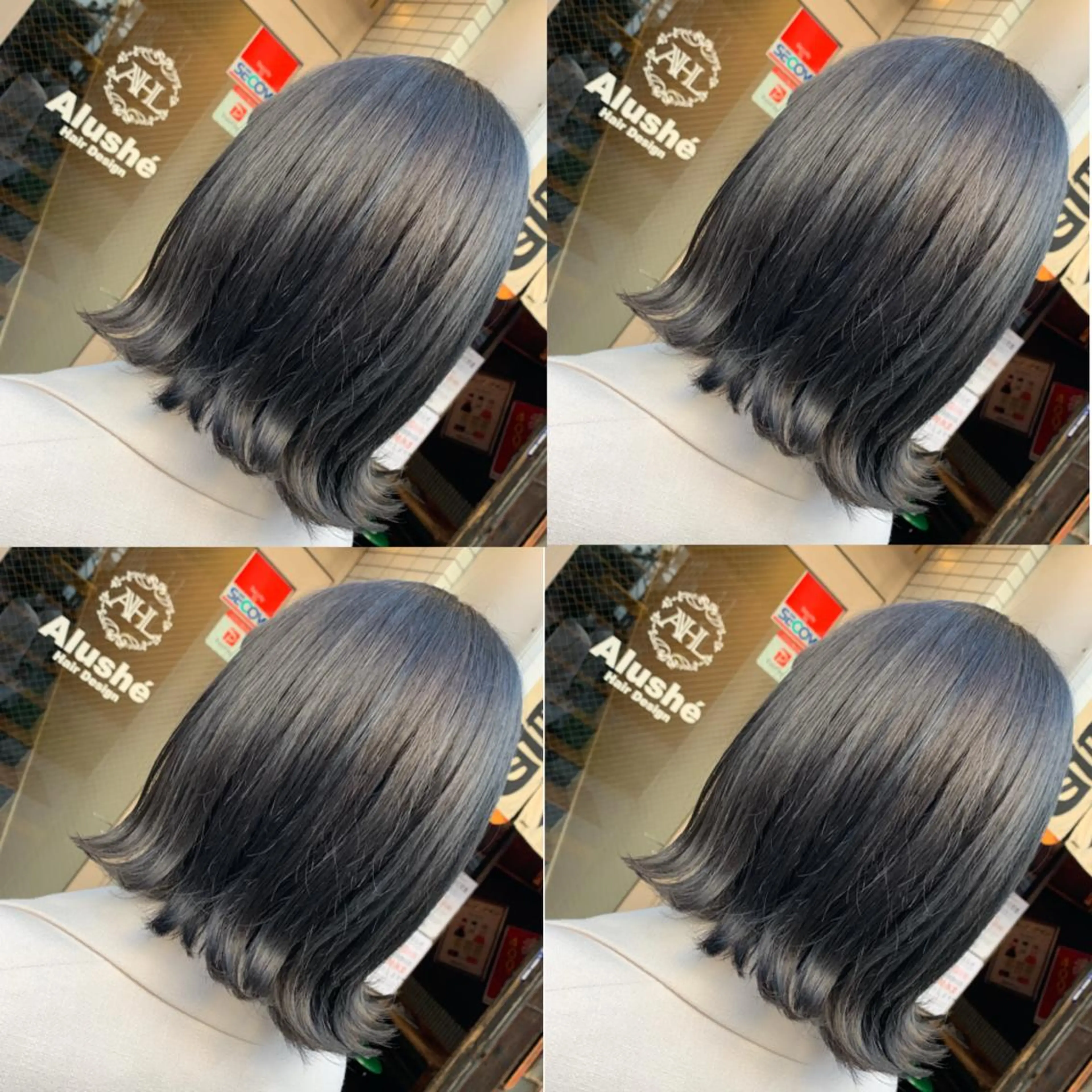 ミディアム カラー ヘアアレンジ カット ヘアカラー トリートメント 🦋韓国ヘア 坂本 菜摘🦋のヘアスタイル