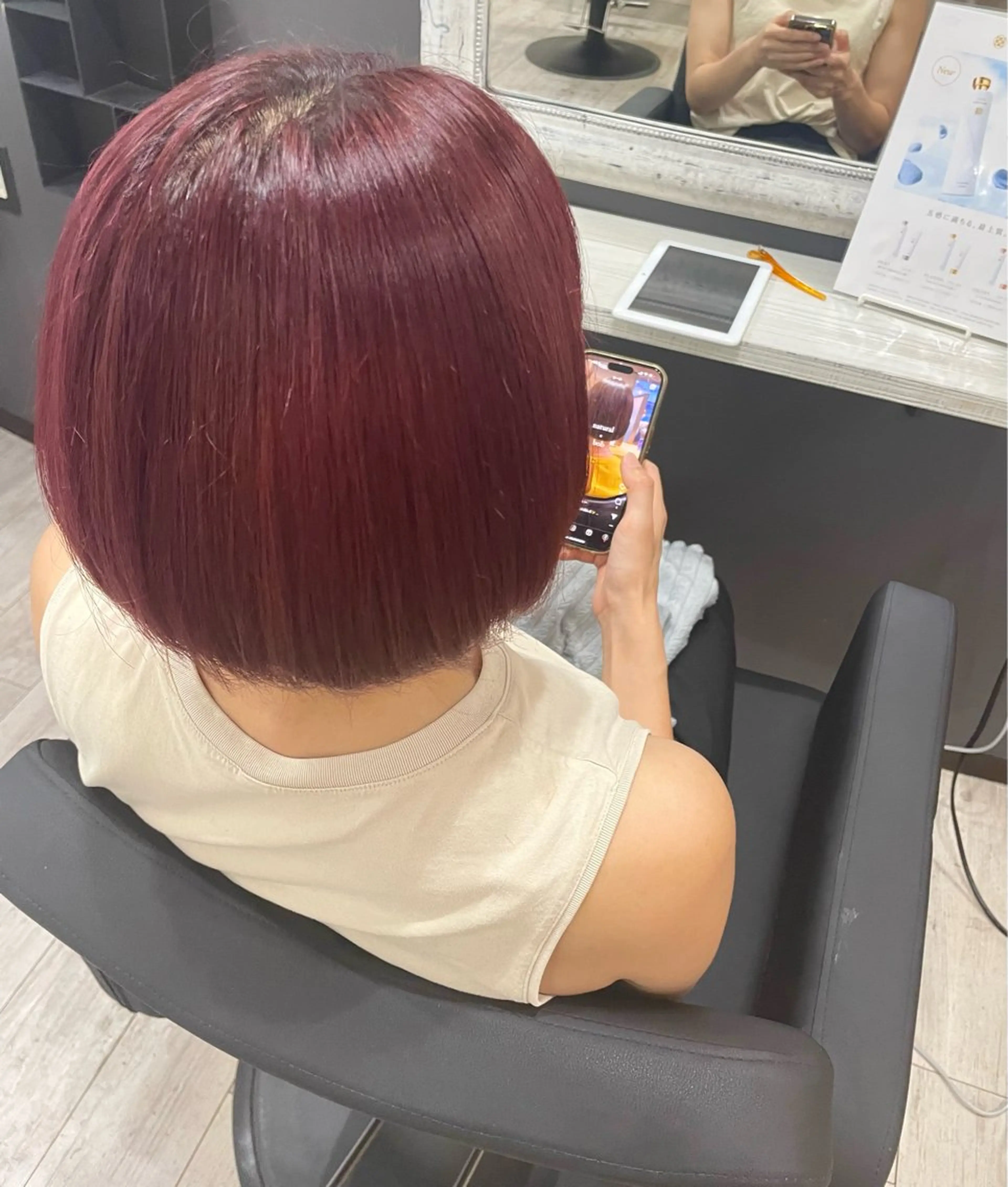 ショート カラー カット ヘアカラー トリートメント APPEL hair＆eyelash所属・APPEL / fujiiのヘアスタイル