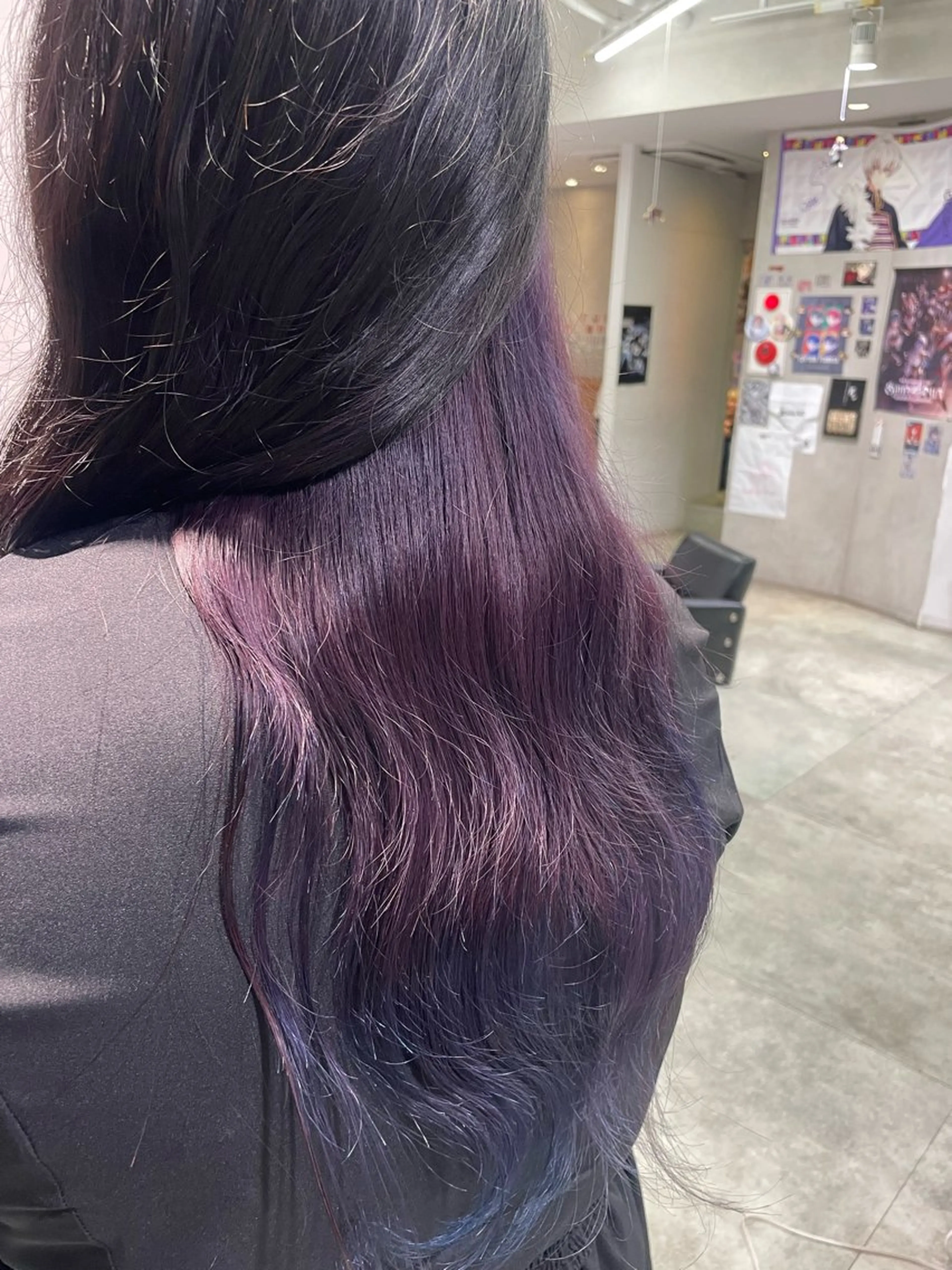 ロング カラー 💖推しカラー💖 オタク美容師✂ゆづきのヘアスタイル