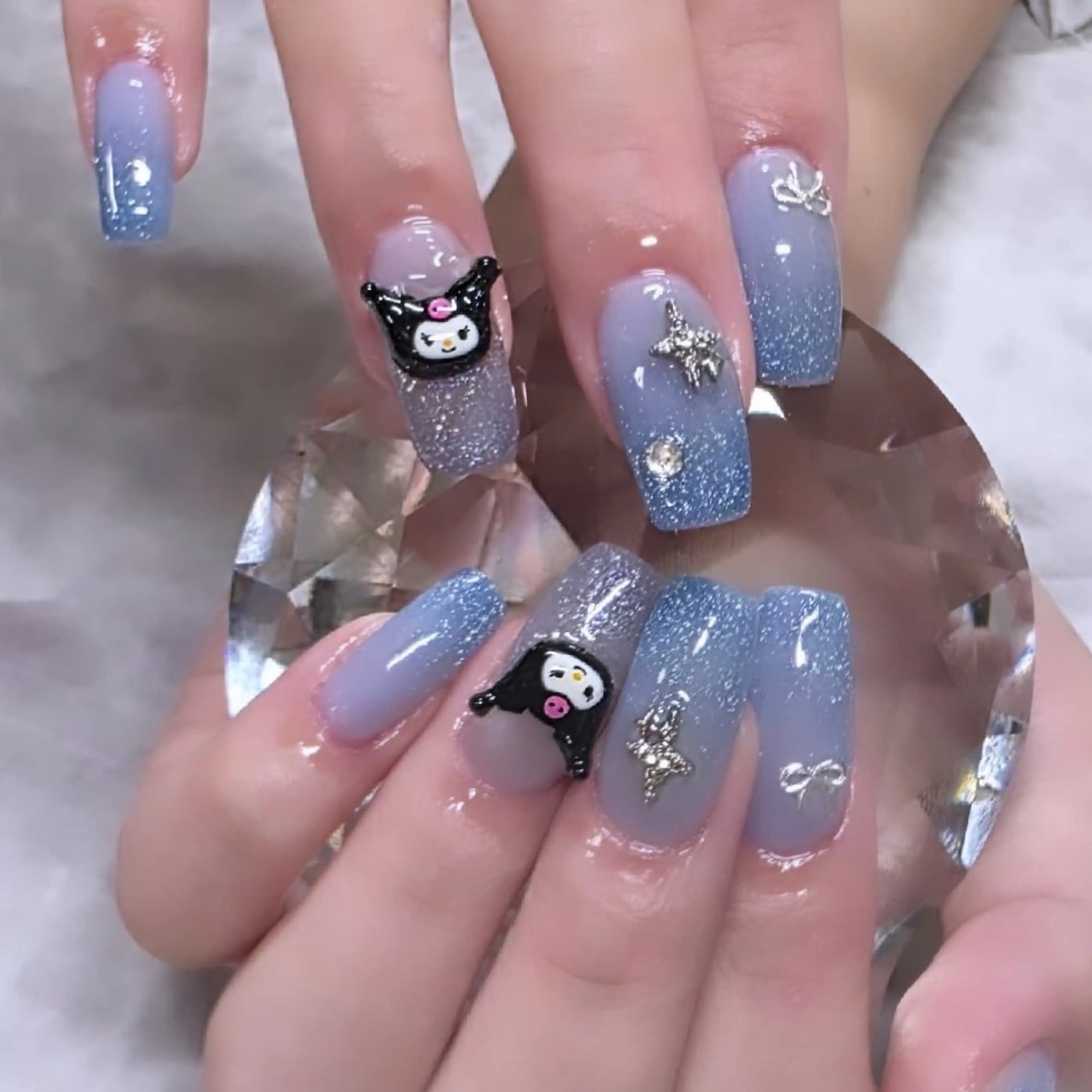 ネイル フラッシュネイル グラデーション nailsalon glow sayaのネイルデザイン