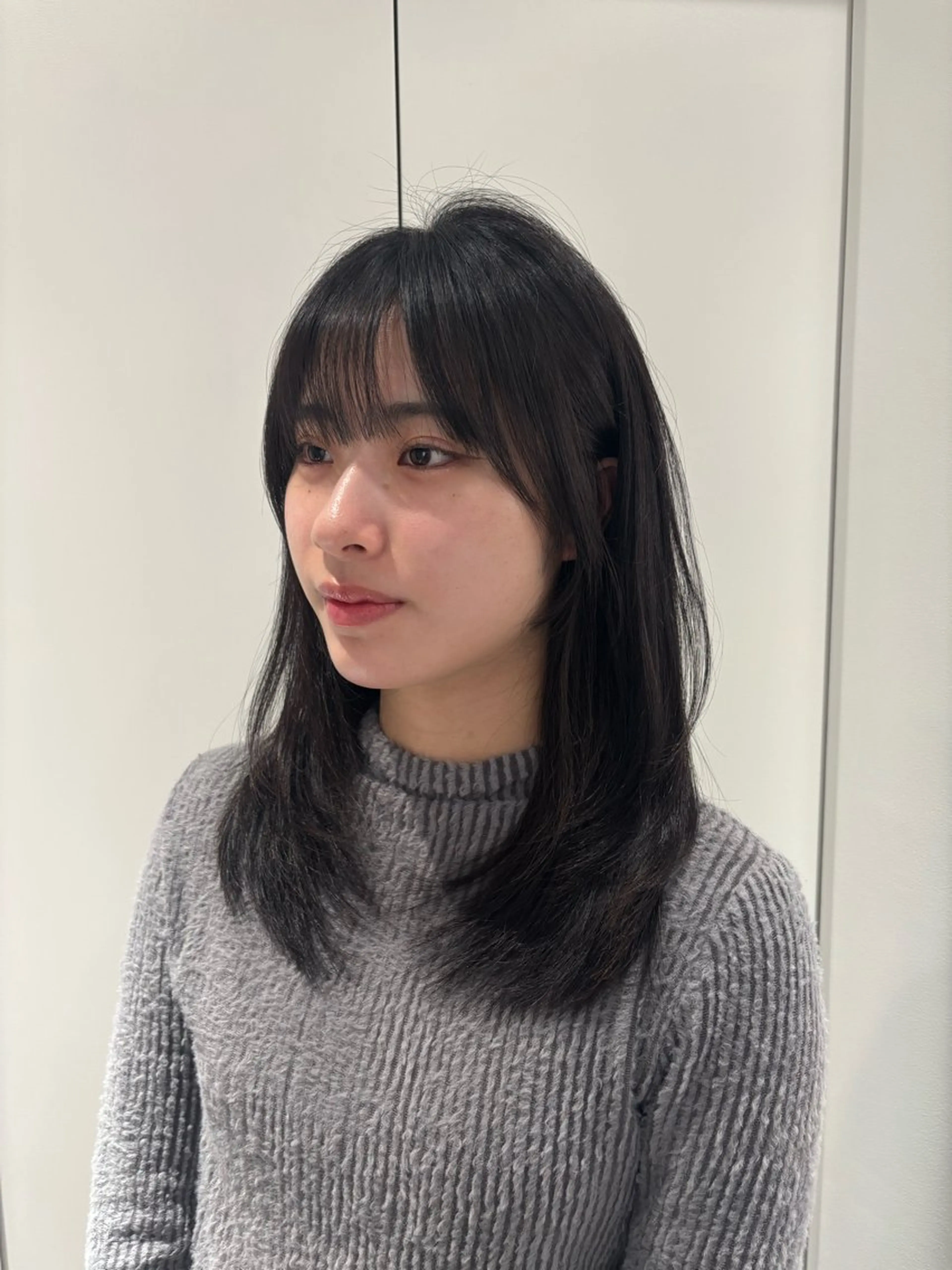 ミディアム 🩵似合わせカット/ カラー/あさか 🩵のヘアスタイル