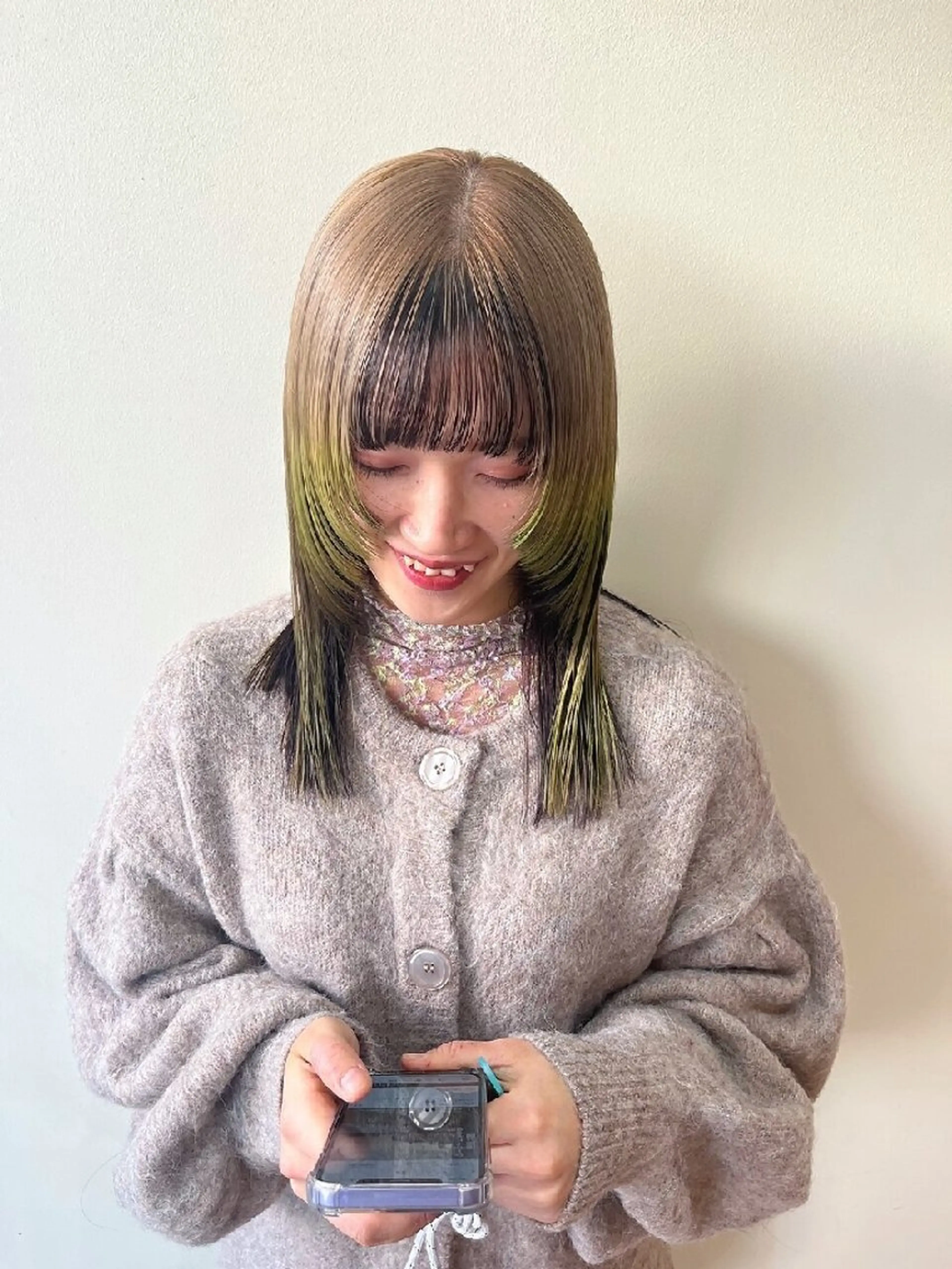 カラー ロング ブリーチ ハイトーンカラー HairSalon  Cloudのヘアスタイル