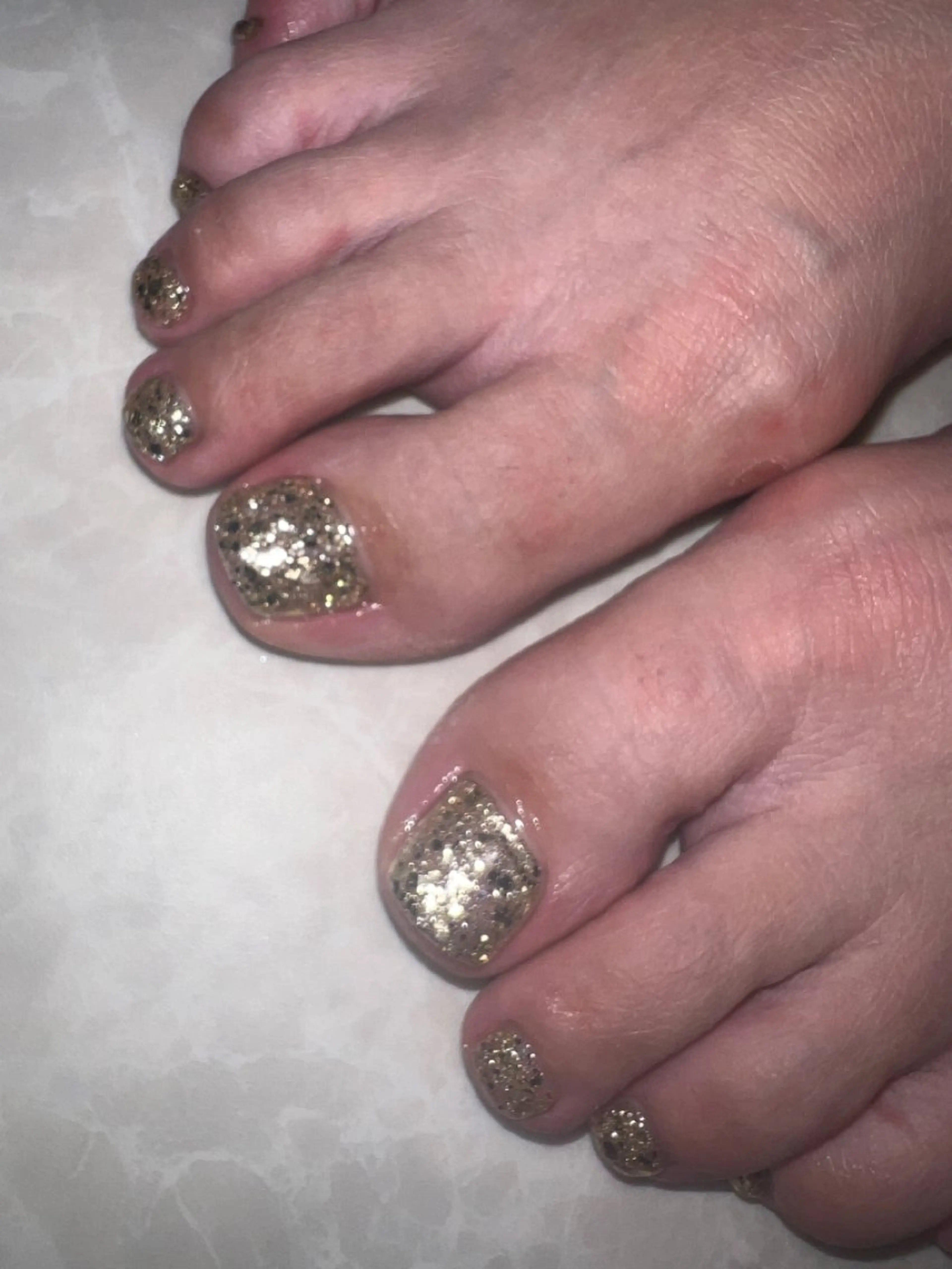 ミニモ特別クーポン💜オフ込み　定額デザインフットネイル💜の写真