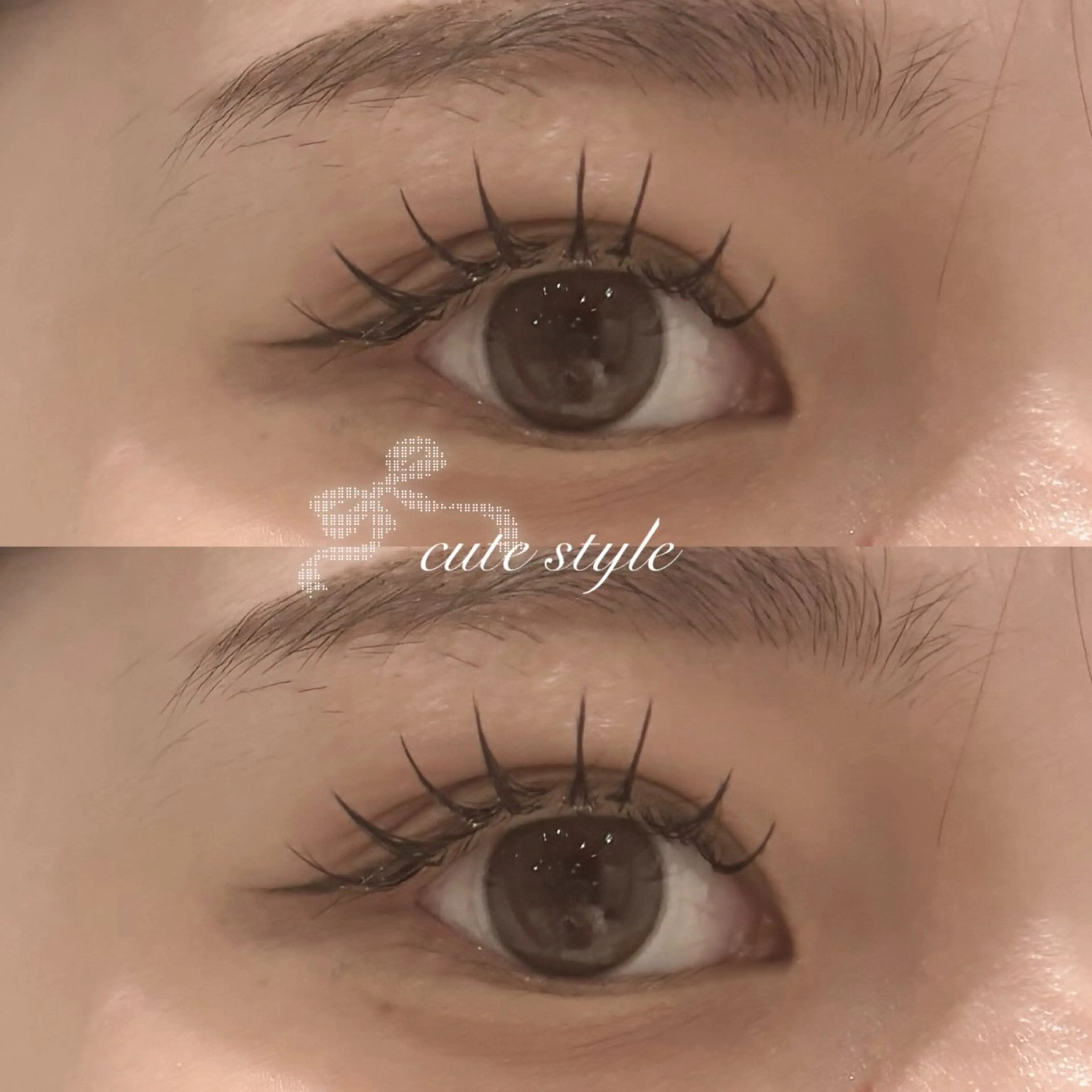 🎀マツエク上下🎀(上120本 下20本)束感コーティング、オフ込み💞の写真