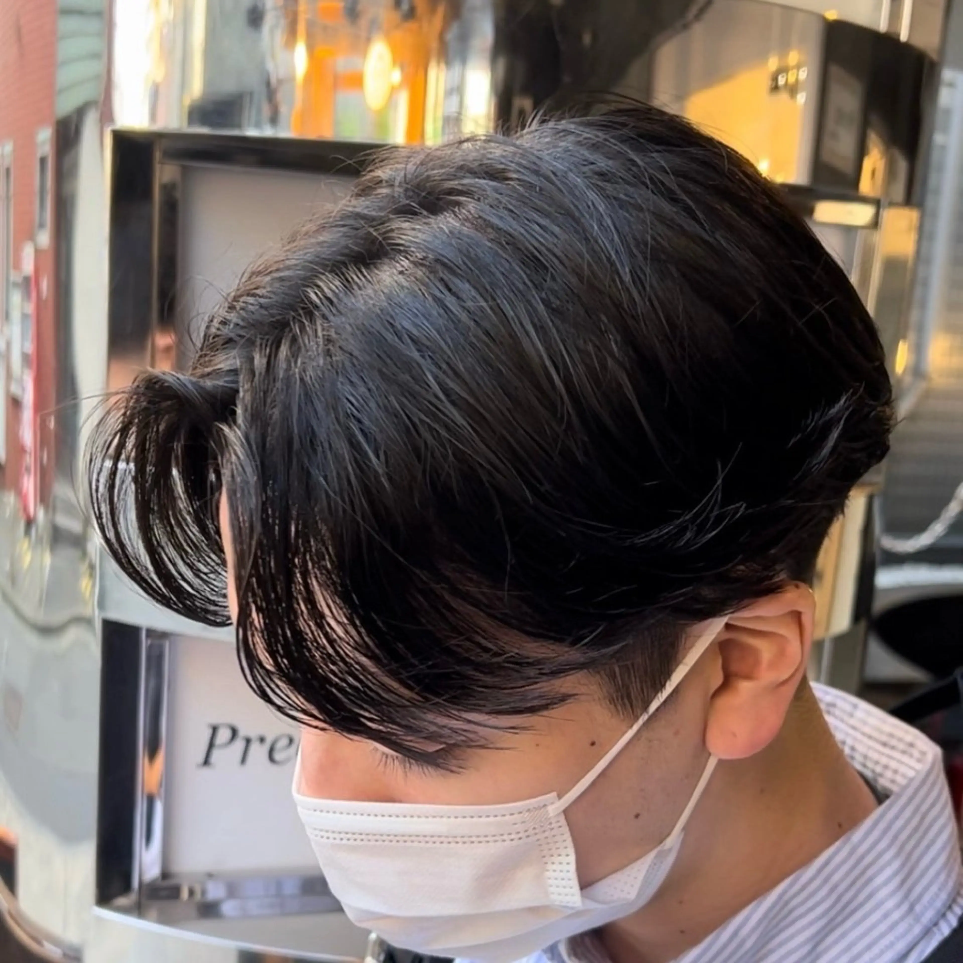 ショート パーマ メンズ シャドウパーマ/縦落 ちパーマ 大久保拓実のヘアスタイル