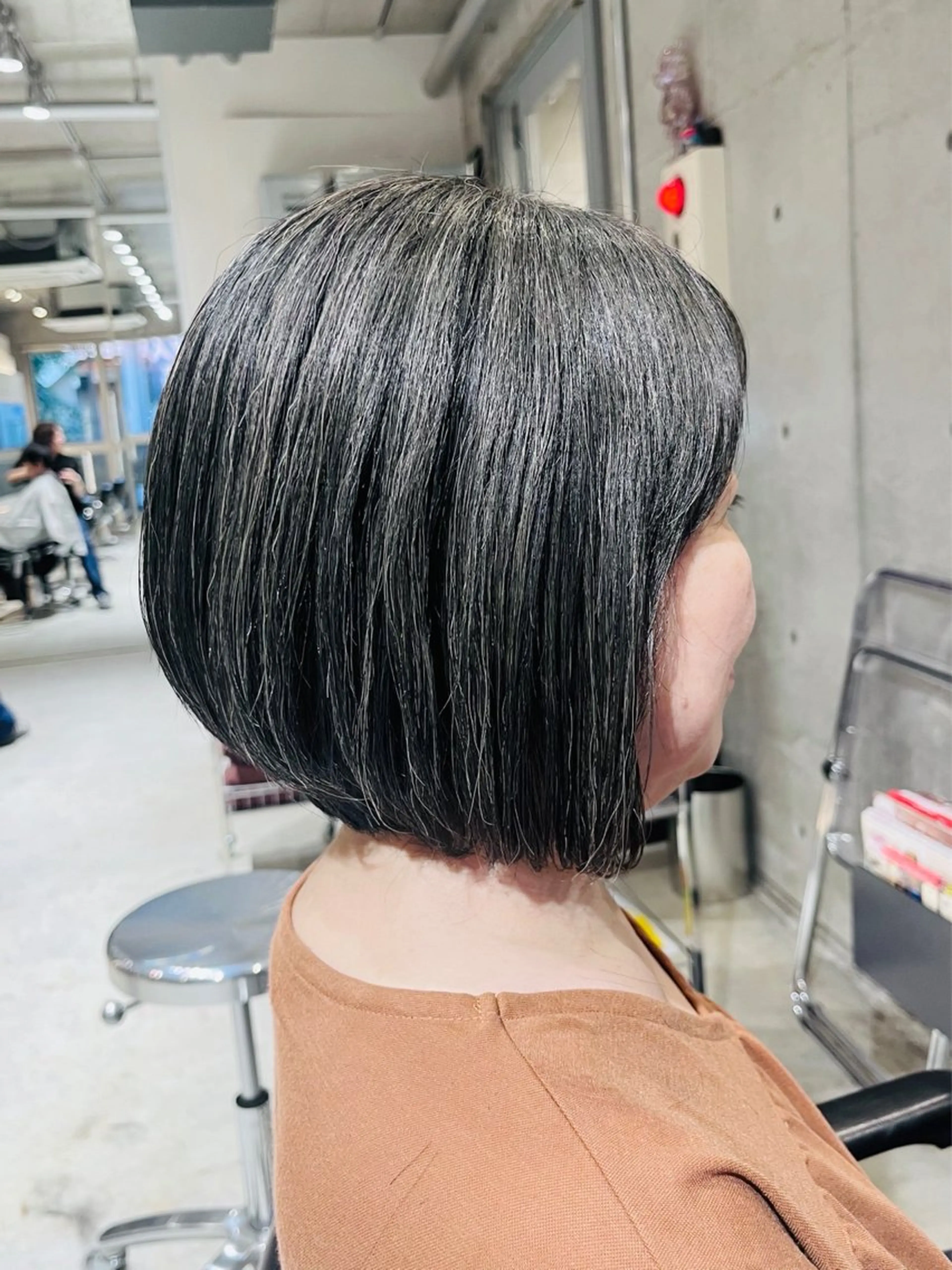 ミディアム ボブ カット ショート/ボブ特化 RISK/白井のヘアスタイル