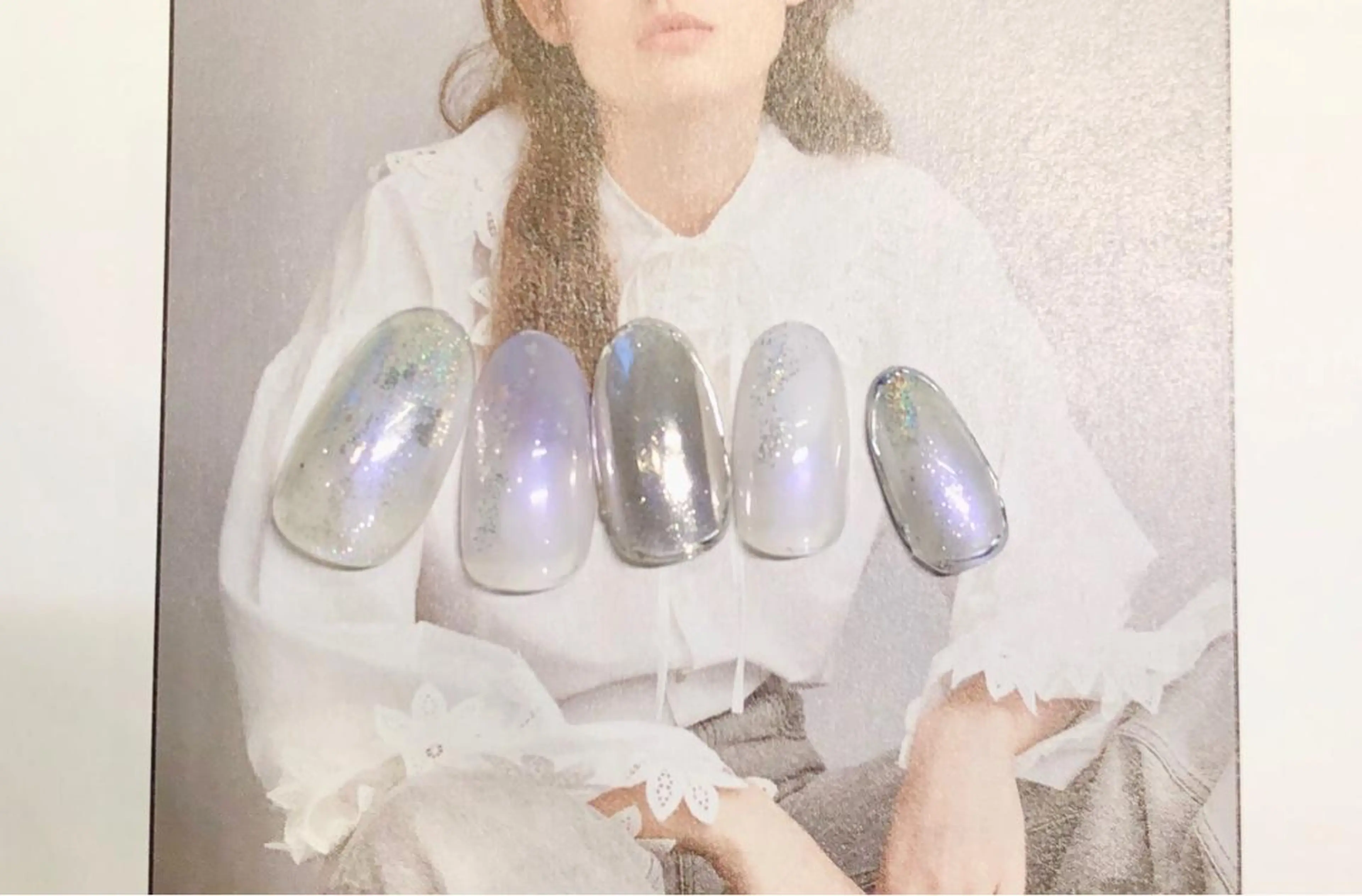 ネイル ミラーネイル TRAM-nail moriizumiのネイルデザイン
