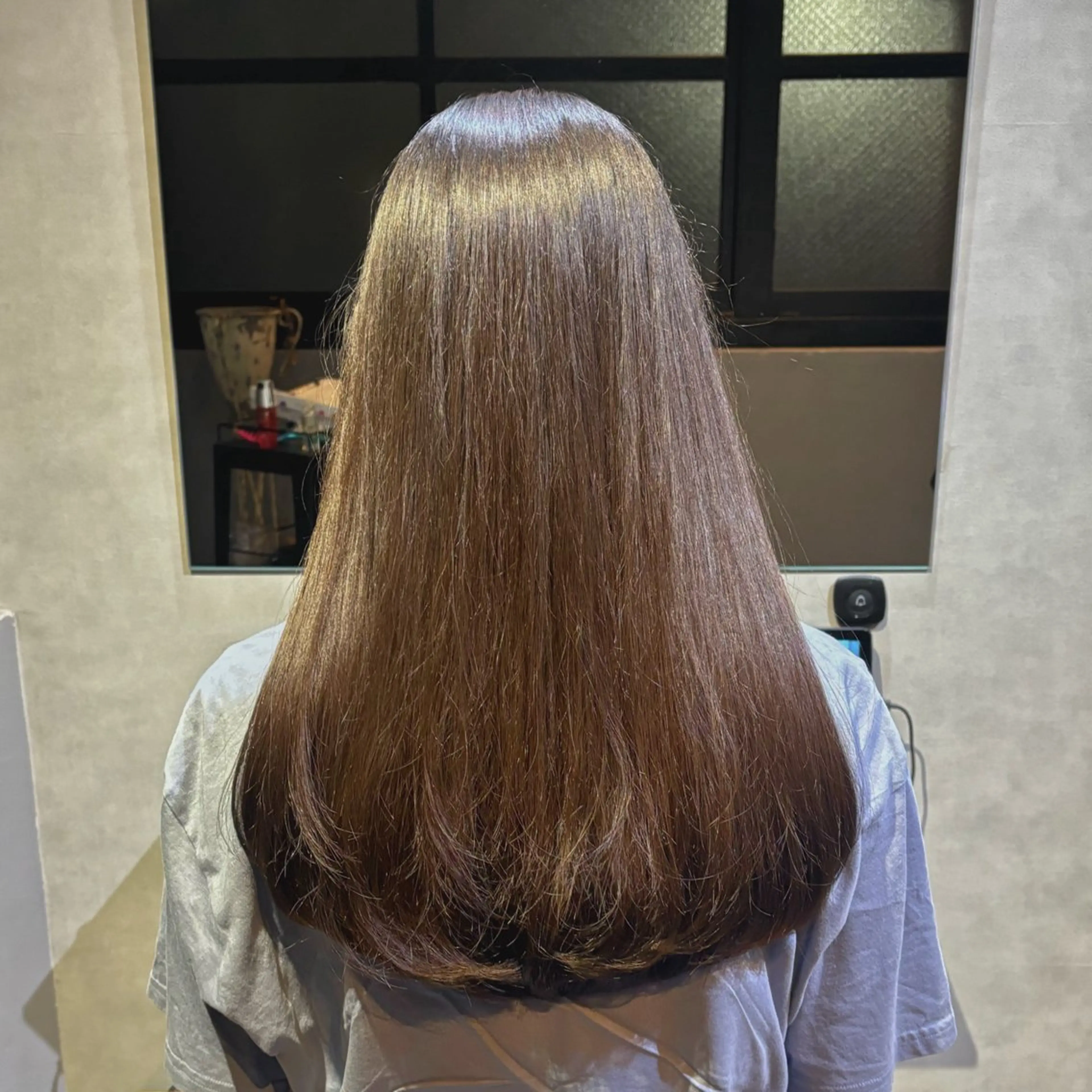 ロング レイヤーカット ロング 似合わせカット🌼 やまかわ まなみ🌼のヘアスタイル