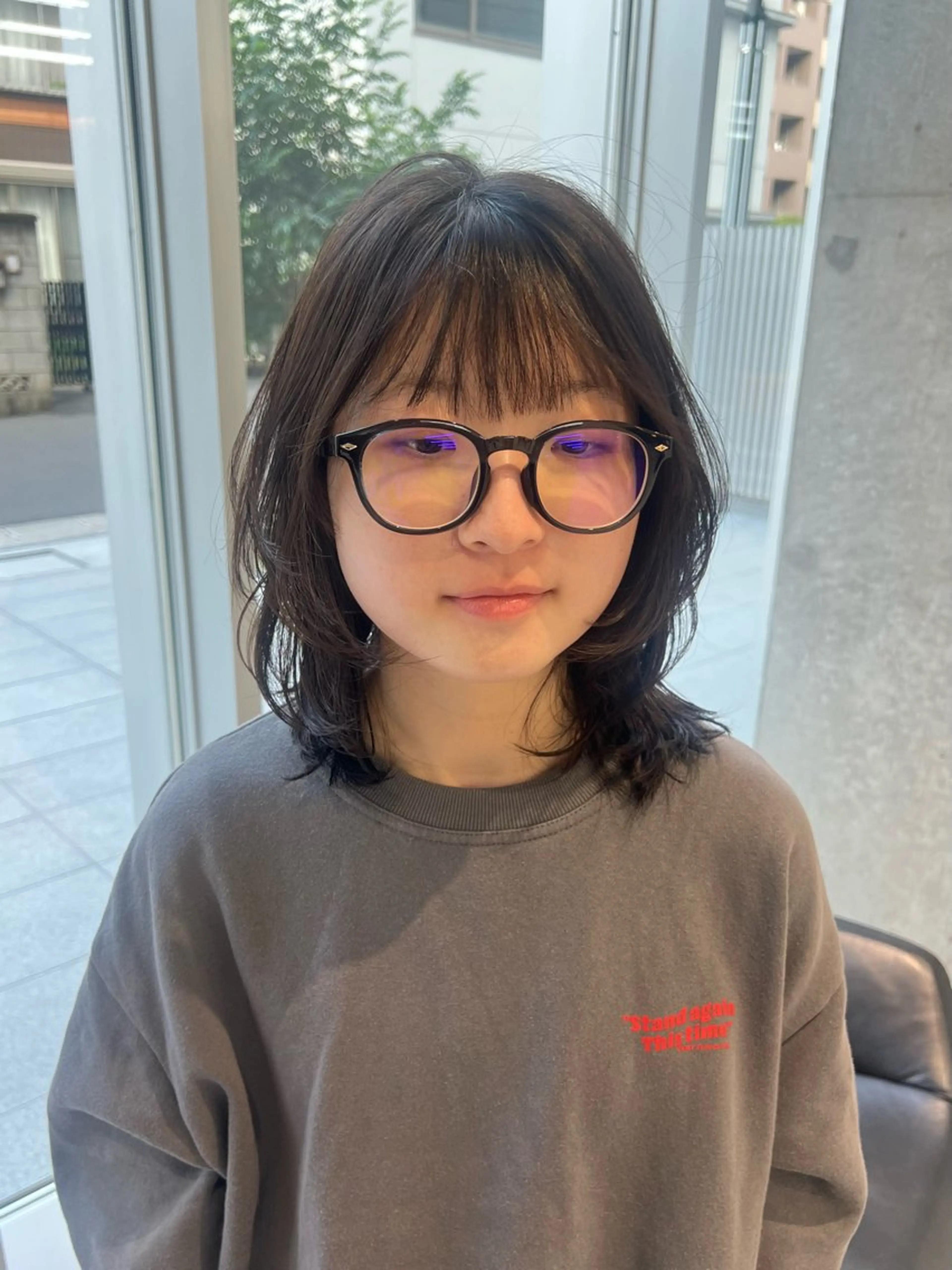 ミディアム レイヤーカット カット トリートメント 吉沢遣人/レイヤー 艶カラー/抜け感のヘアスタイル