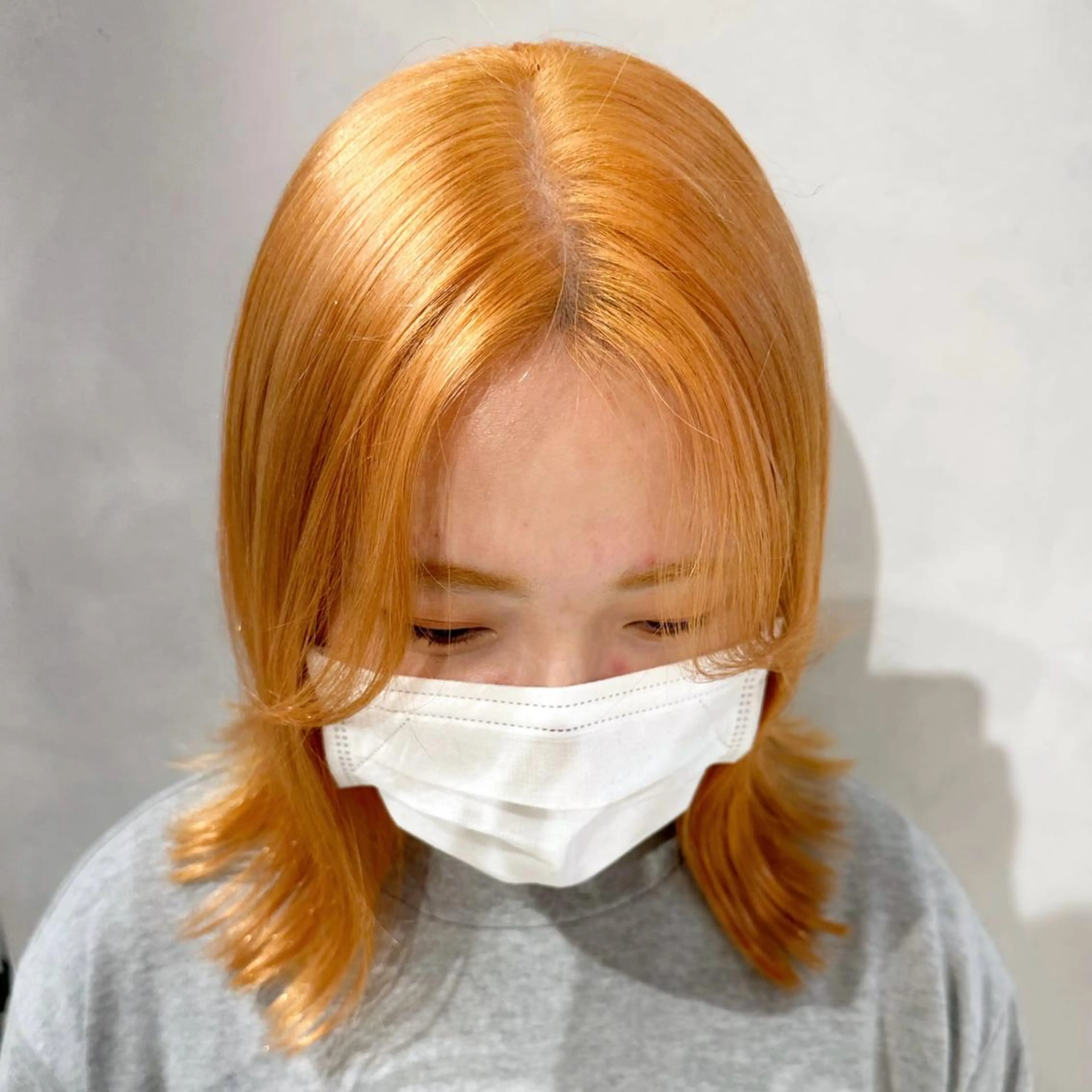 ミディアム カラー カット ヘアカラー トリートメント デザインカラー/パー マ🦖外岡咲希🦖のヘアスタイル