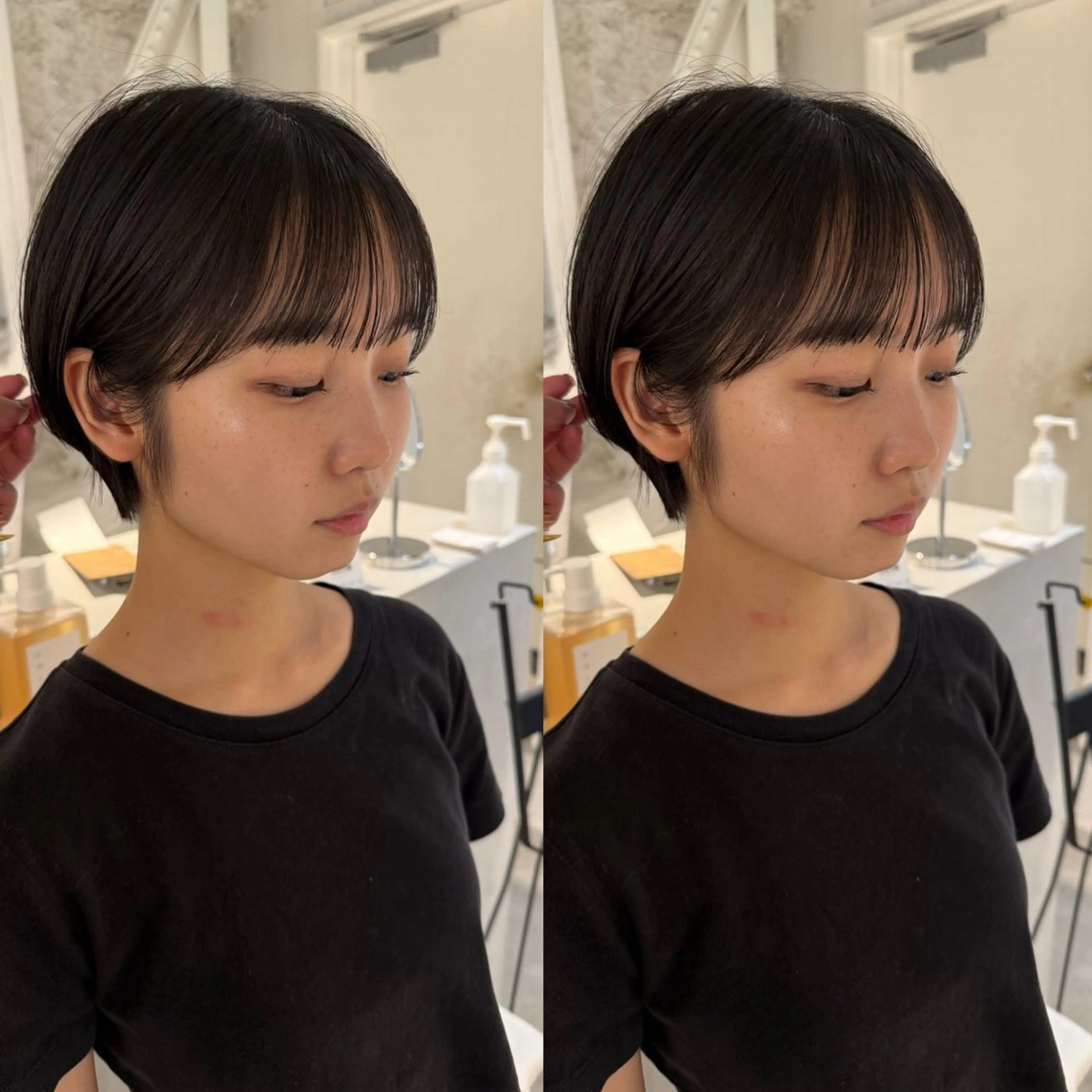 ショート カット ヘアカラー 骨格診断で絶対可愛い ✨丸みショート✨凌弥のヘアスタイル