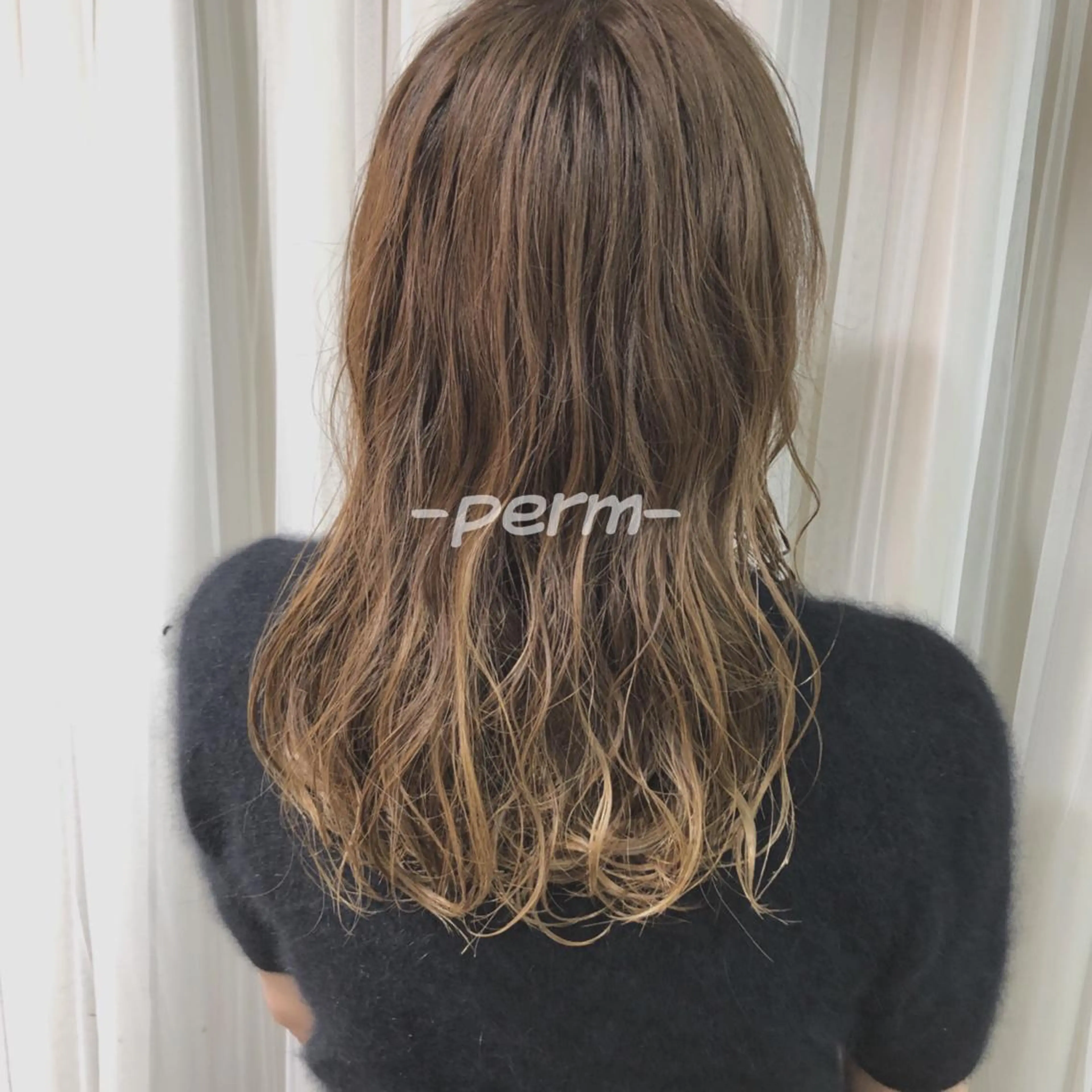 ロング カラー パーマ ヘアアレンジ メンズ キッズ ネイル マツエク・マツパ 横浜Bob美容師🤎 ERINAのヘアスタイル