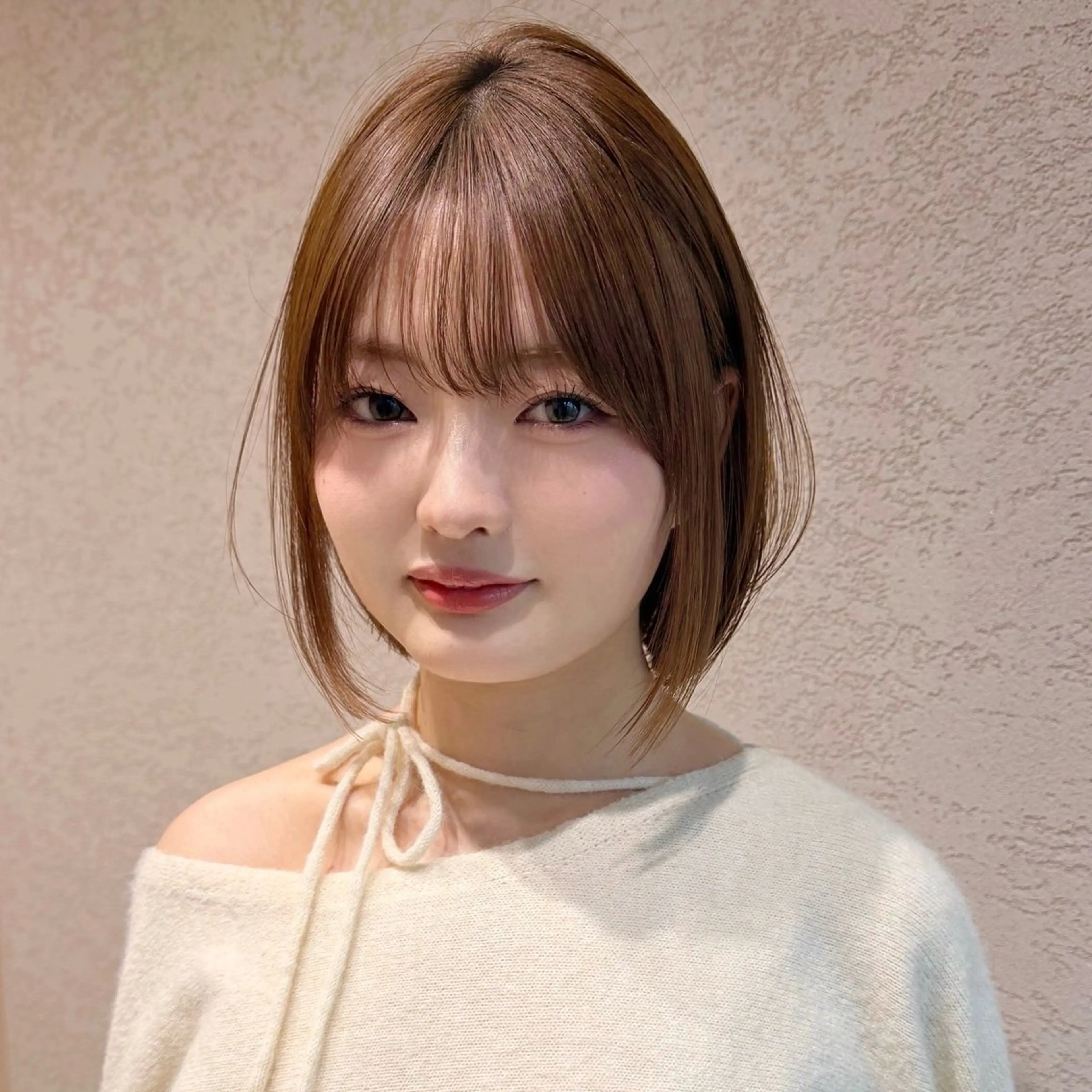 ショート カラー カット ヘアカラー トリートメント レイヤー/髪質改善 Lond ambreのヘアスタイル