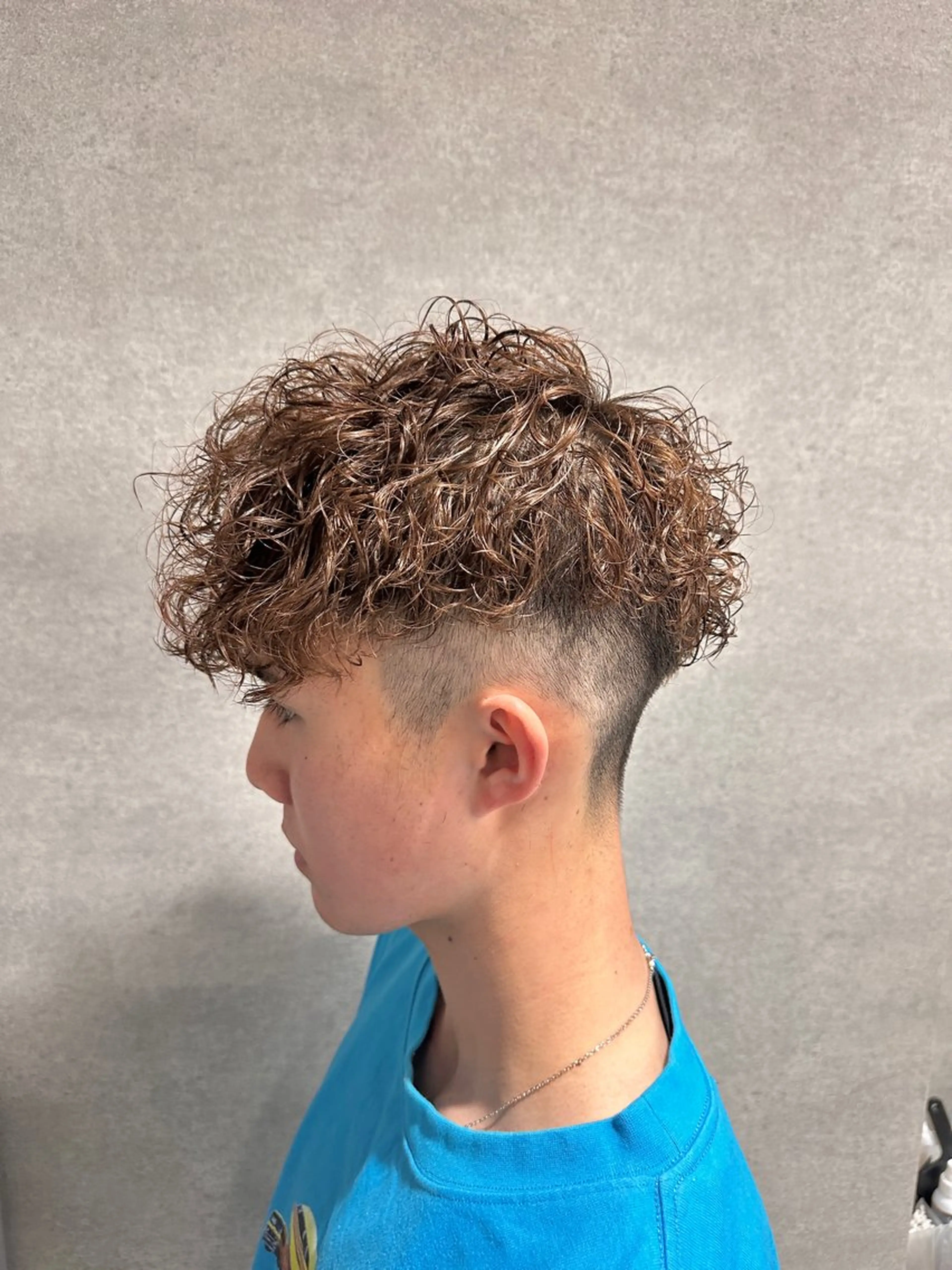 ショート パーマ メンズ 【メンズサロン】 BLUCK 横浜のヘアスタイル