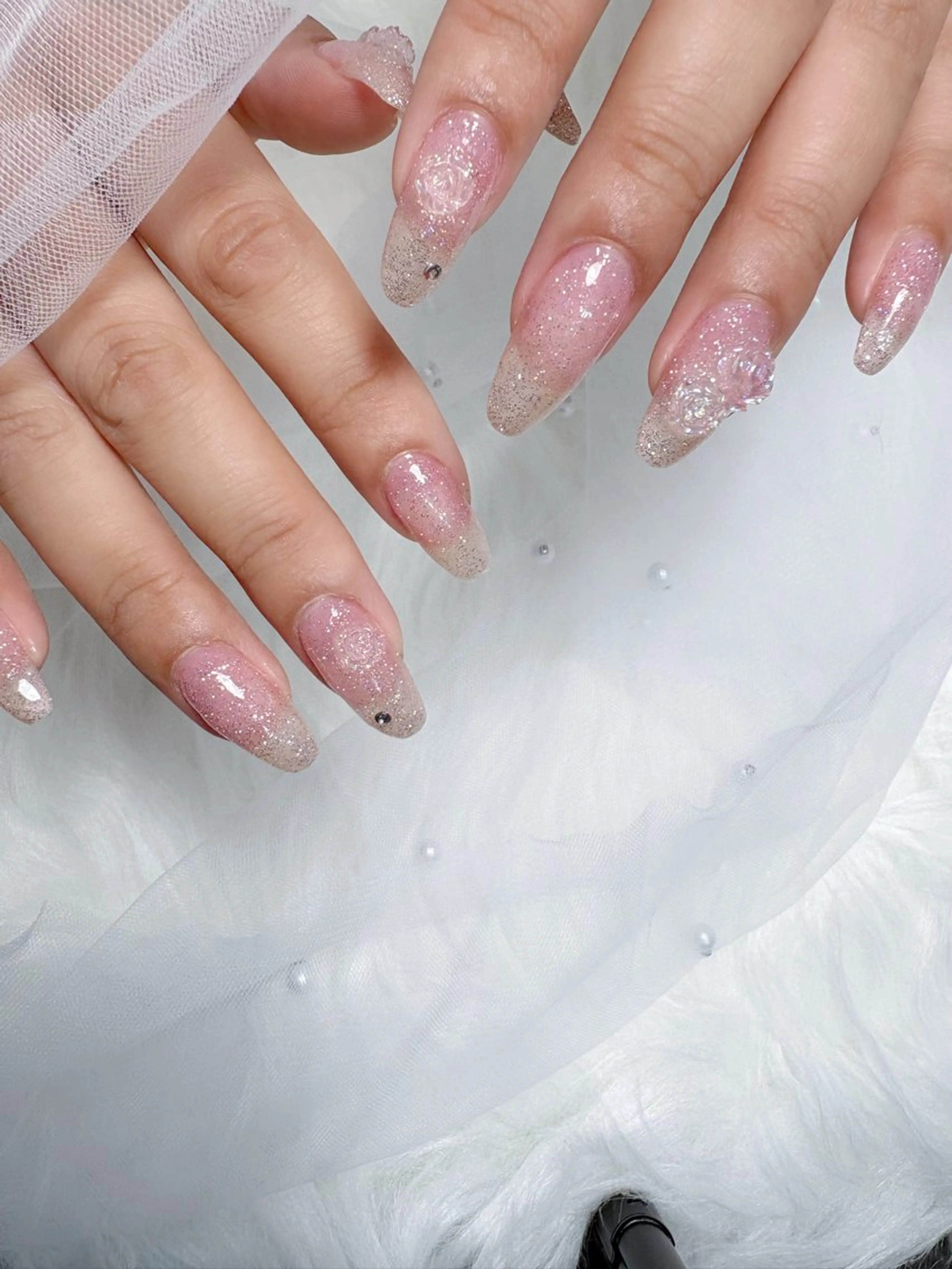 ネイル フラッシュネイル ワンカラーネイル ハンドネイル sumi eye & nailのマツエク・マツパデザイン