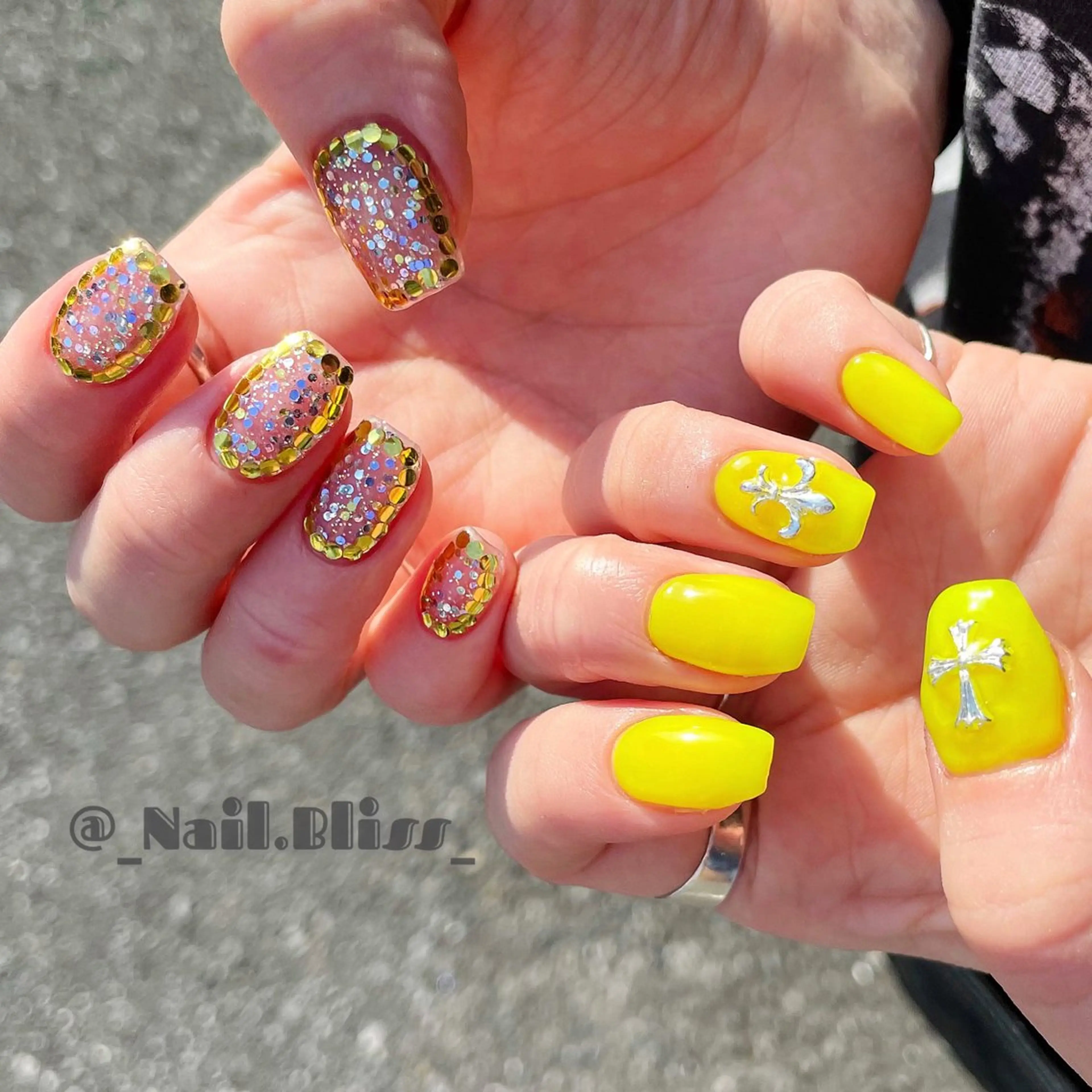 ネイル クリアネイル ハンドネイル NAIL BLISSのネイルデザイン