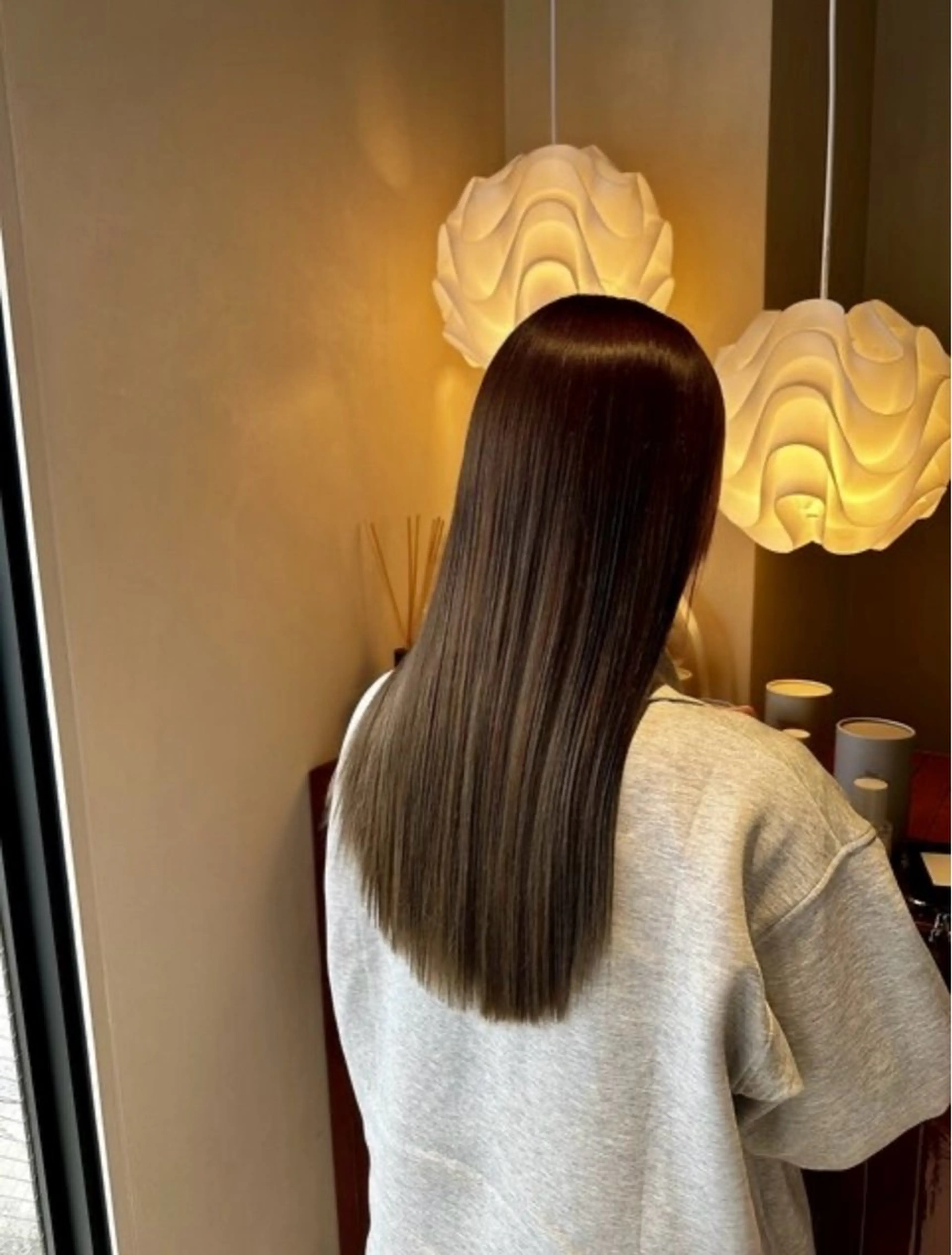 縮毛矯正の写真