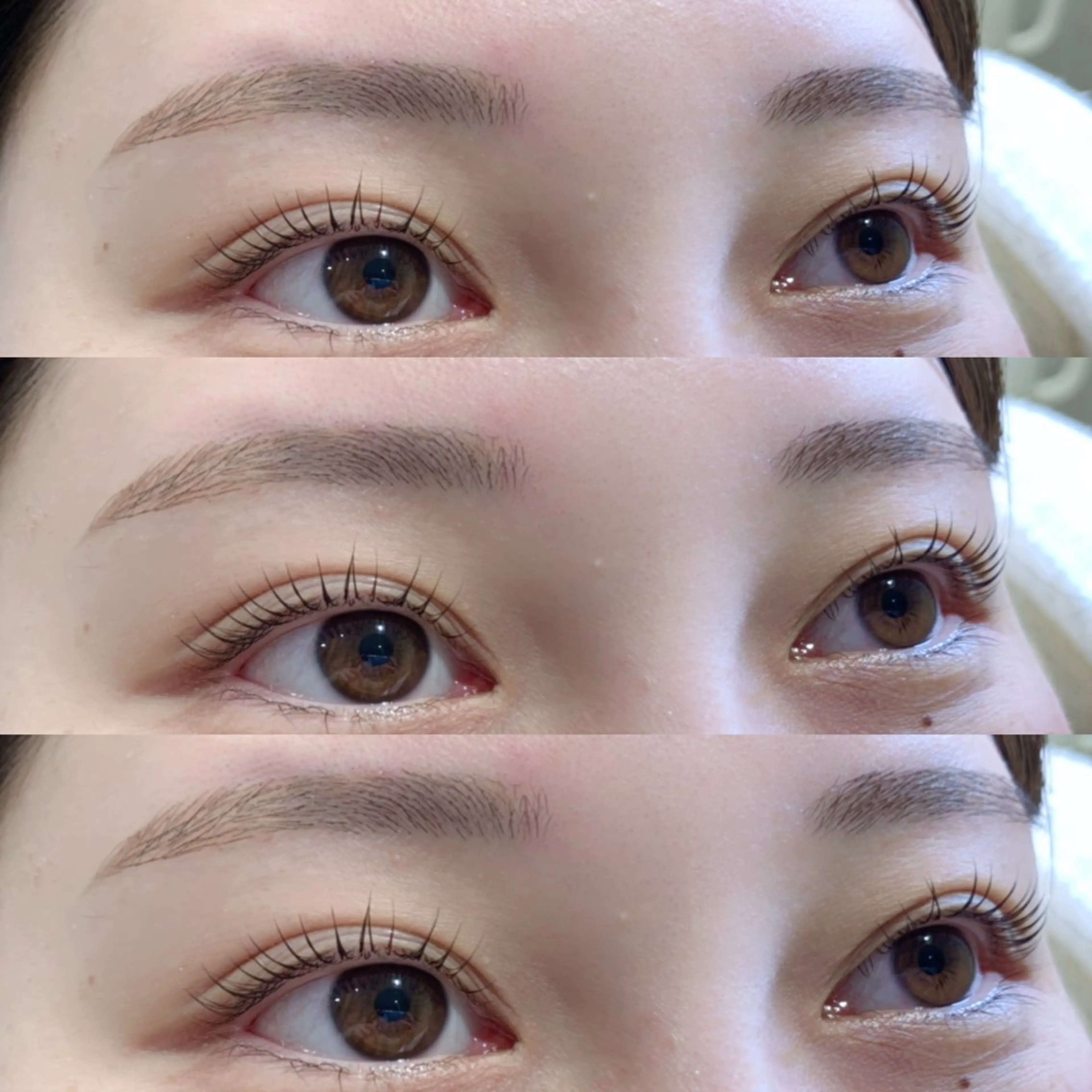 マツエク・マツパ ナチュラル 一重×まつ毛パーマ マツパ LiNA🌿藤原 茉莉花のマツエク・マツパデザイン