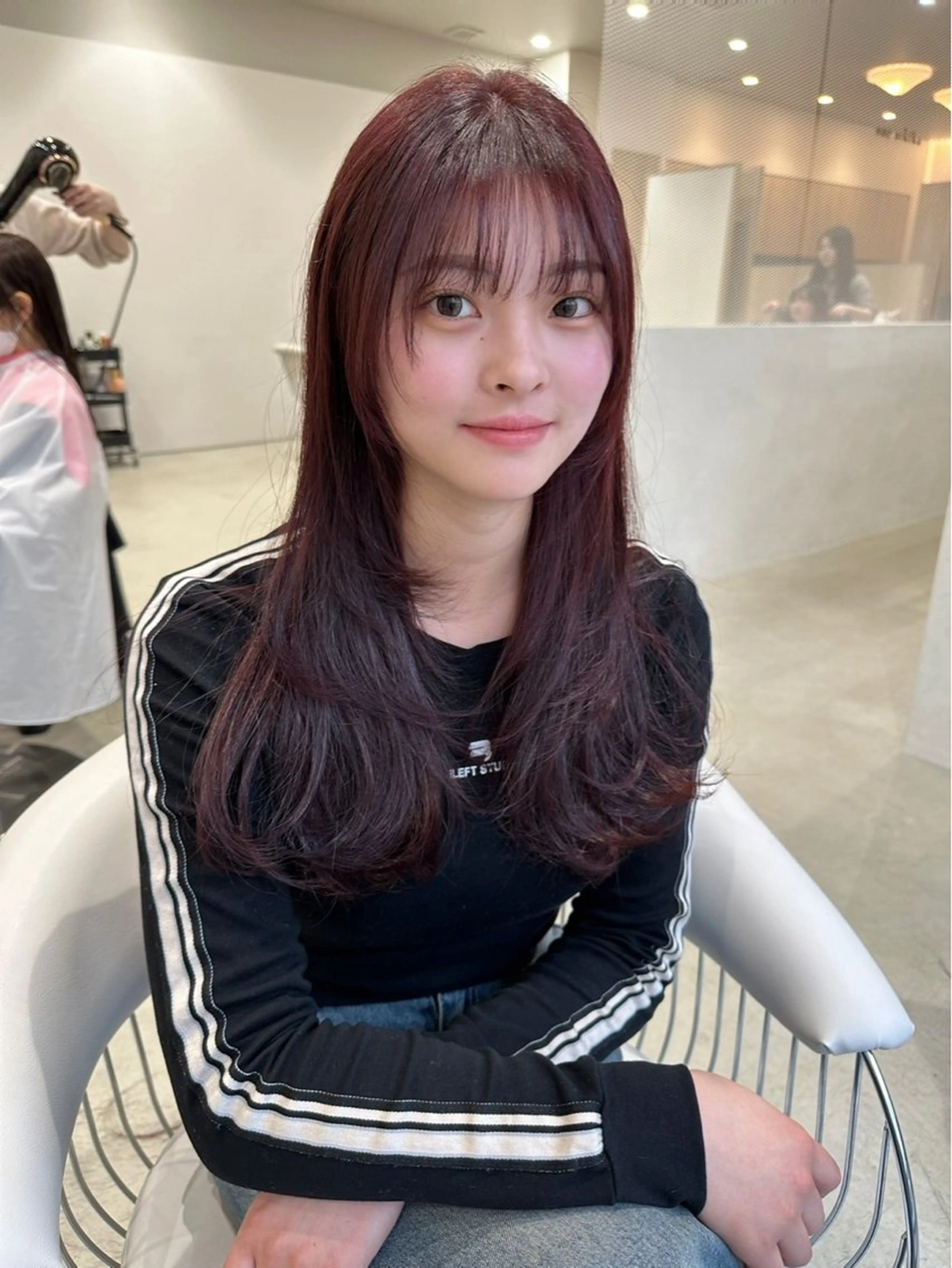 ロング カラー 韓国風ヘア レイヤーカット カット ボブ/艶髪/栄/ 名古屋/COCOのヘアスタイル