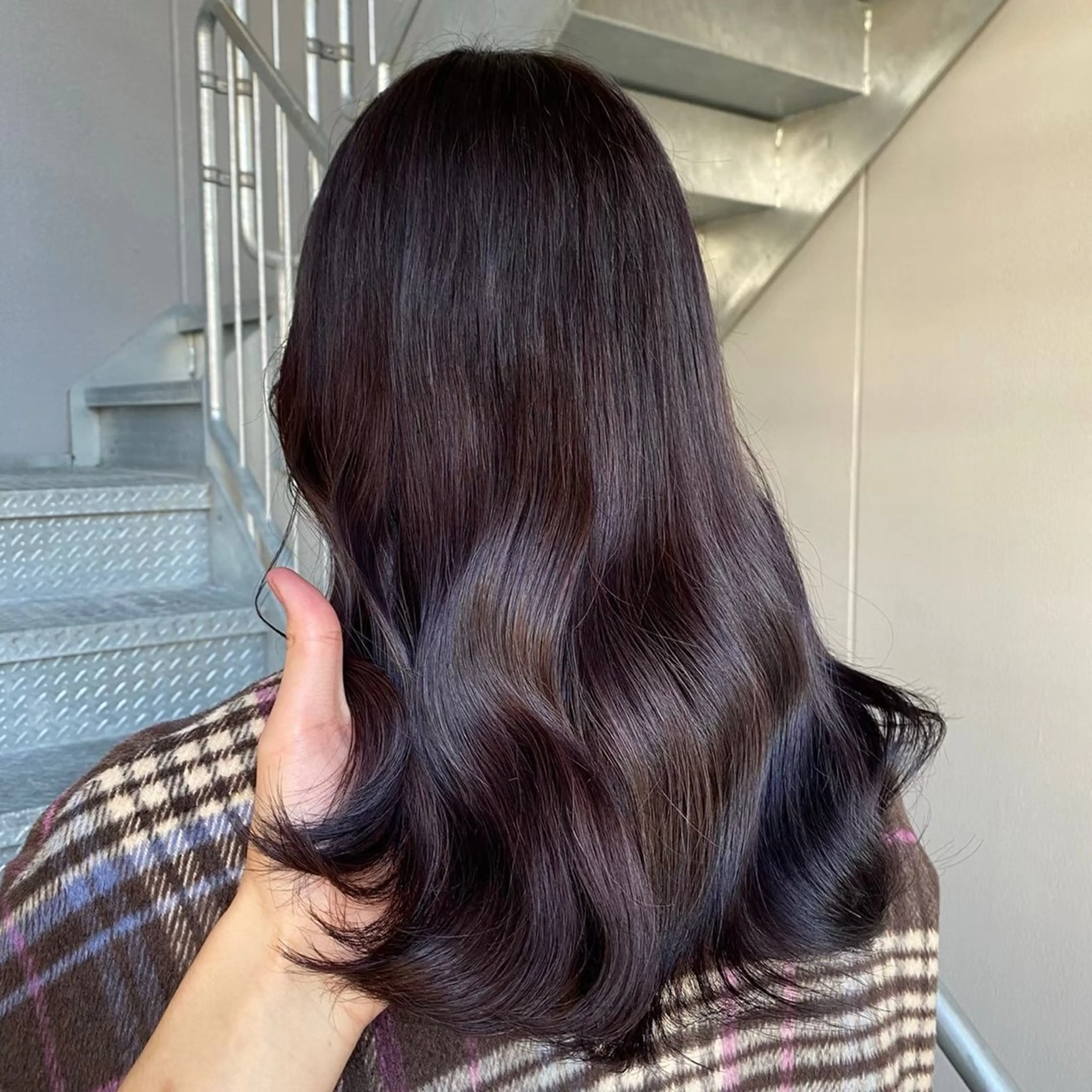 セミロング カラー カット 縮毛矯正 トリートメント ヘッドスパ ヘアセット レイヤー✂︎赤み消し 髪質改善/井上健太のヘアスタイル