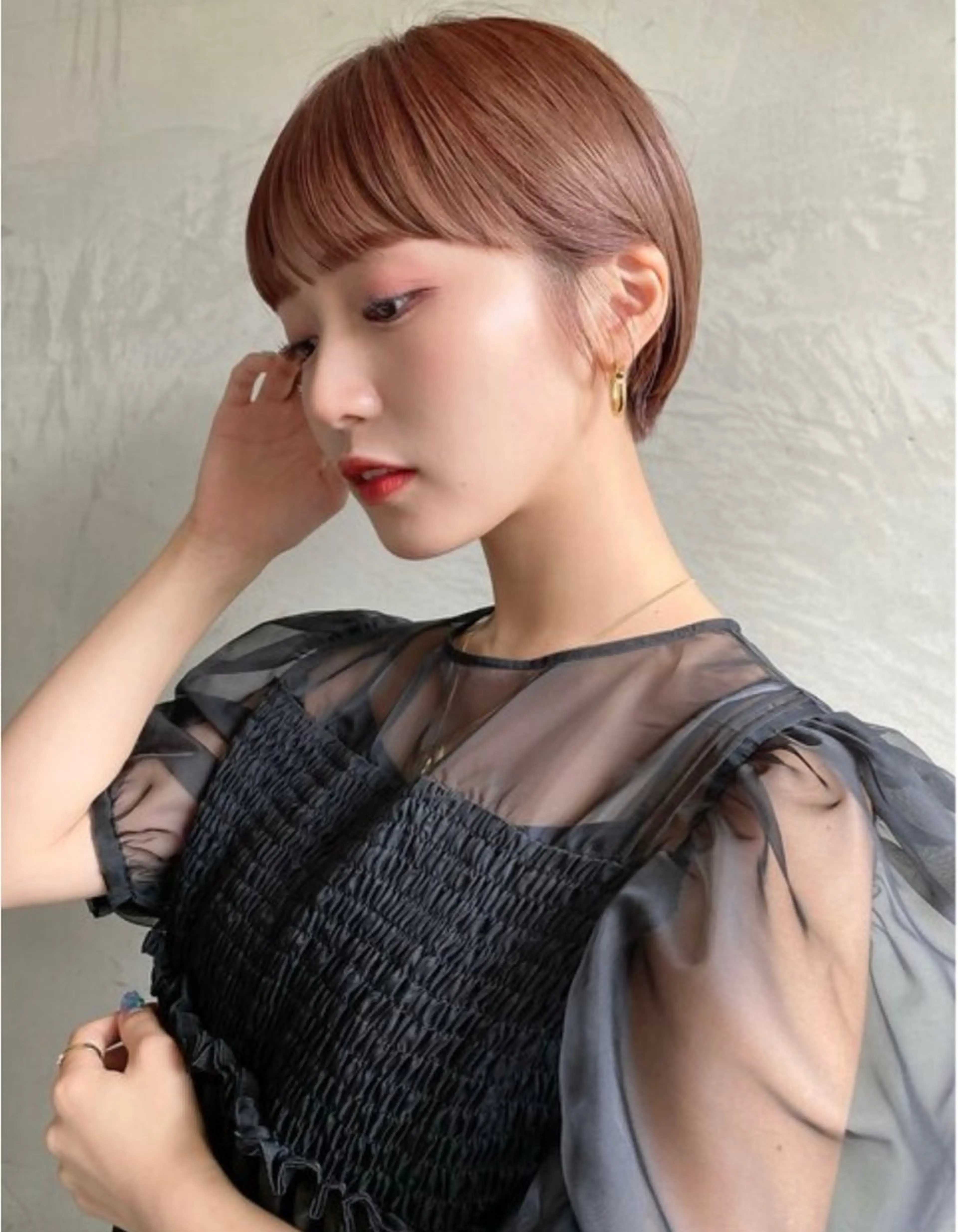 ショート 岡部 ひな/銀座のヘアスタイル