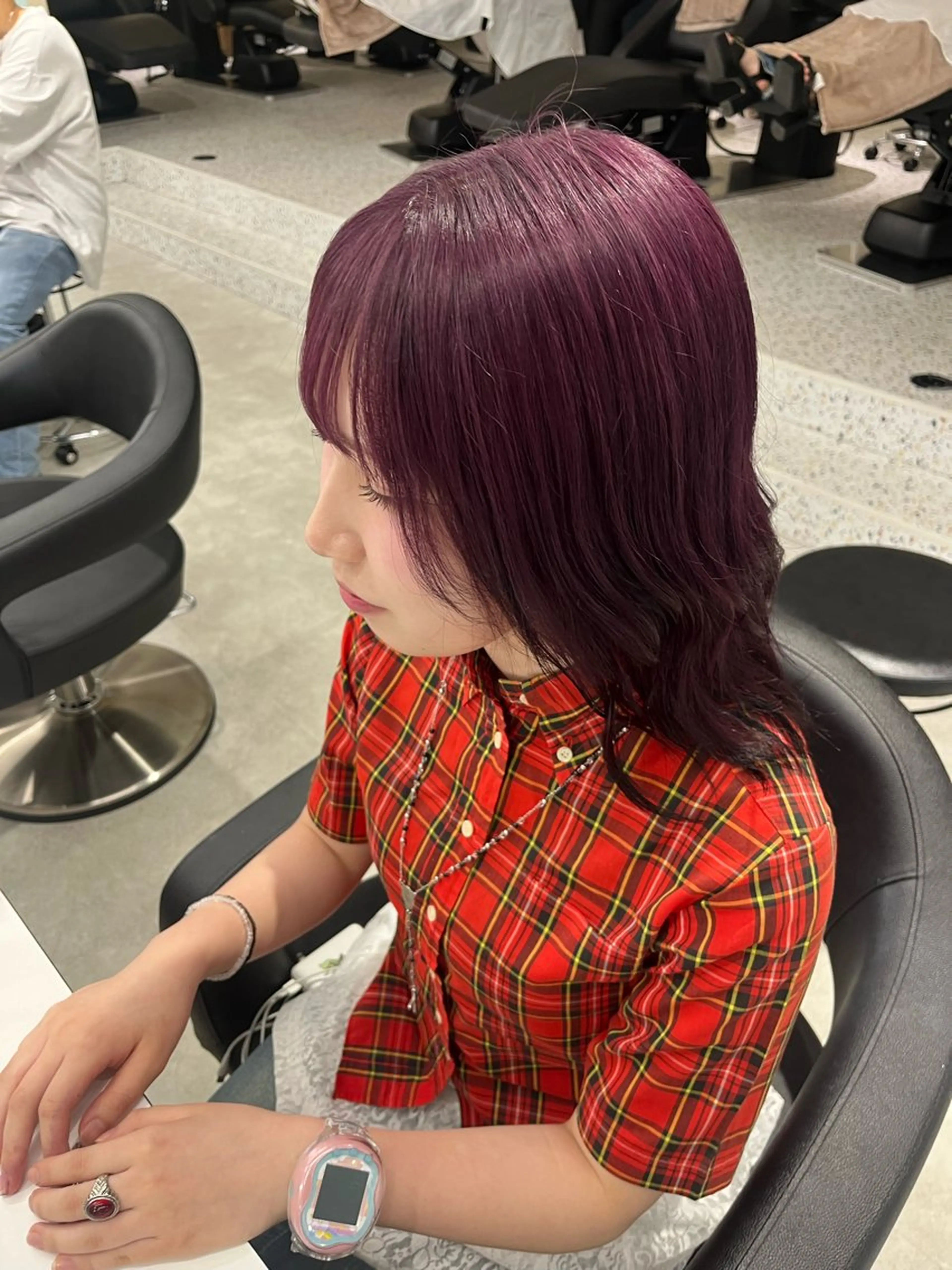 ロング カラー みう/仙台/暖色/ 艶髪/顔周りカット/のヘアスタイル