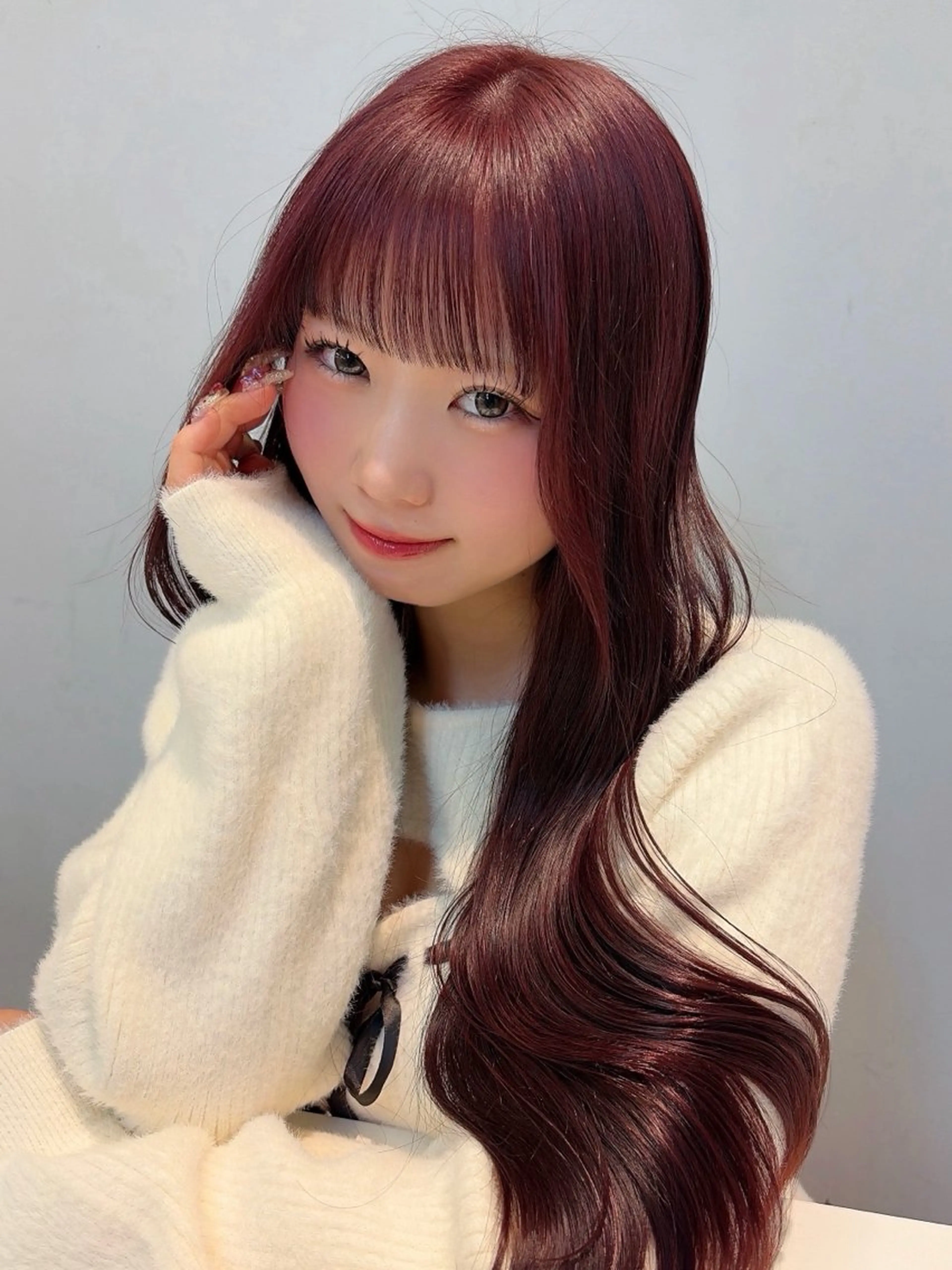 ロング カラー 🎀無料カットモデル 🪞5cm以上いちかのヘアスタイル