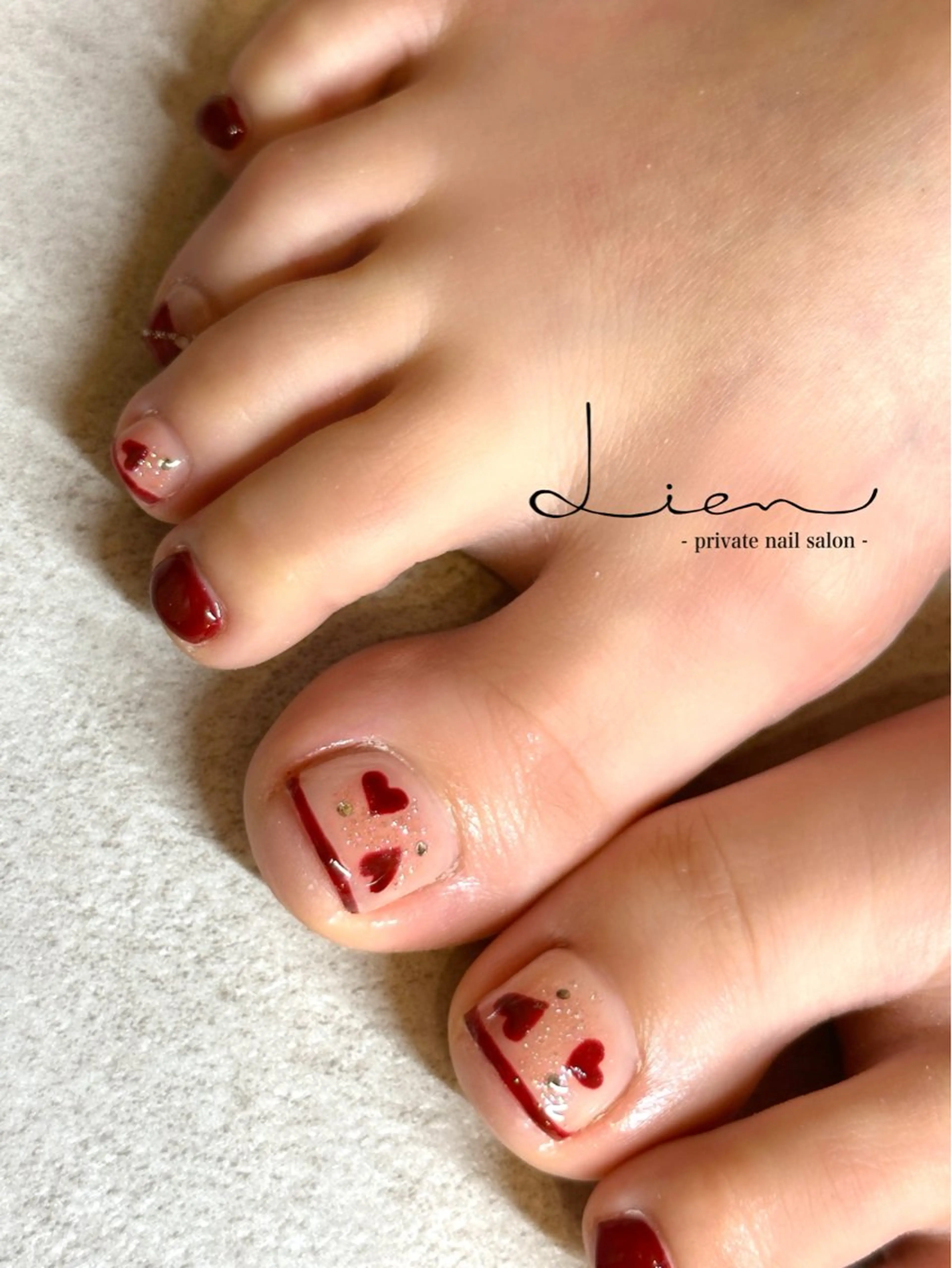 ネイル フットネイル Lien 【リアン】北堀江のネイルデザイン