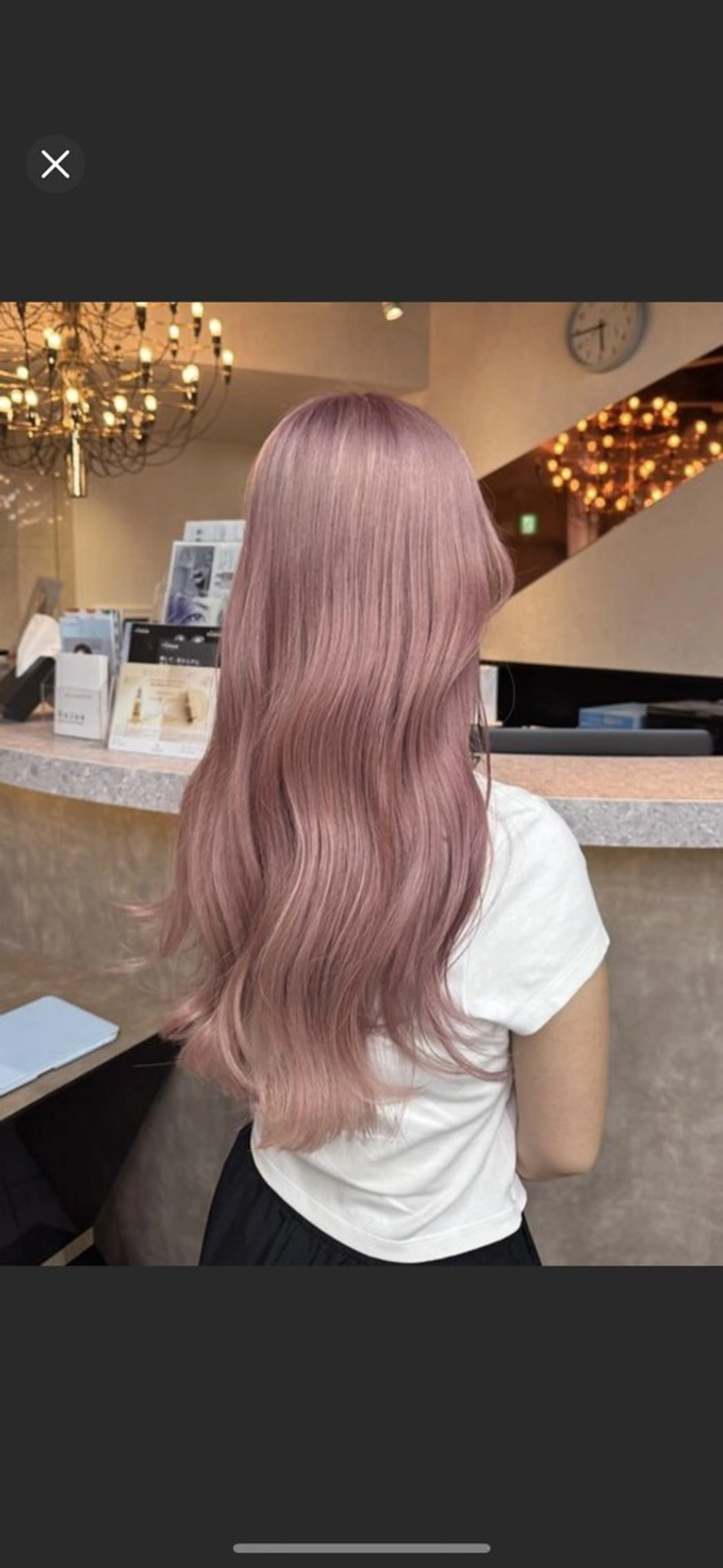 ロング 岩岡 つなみのヘアスタイル