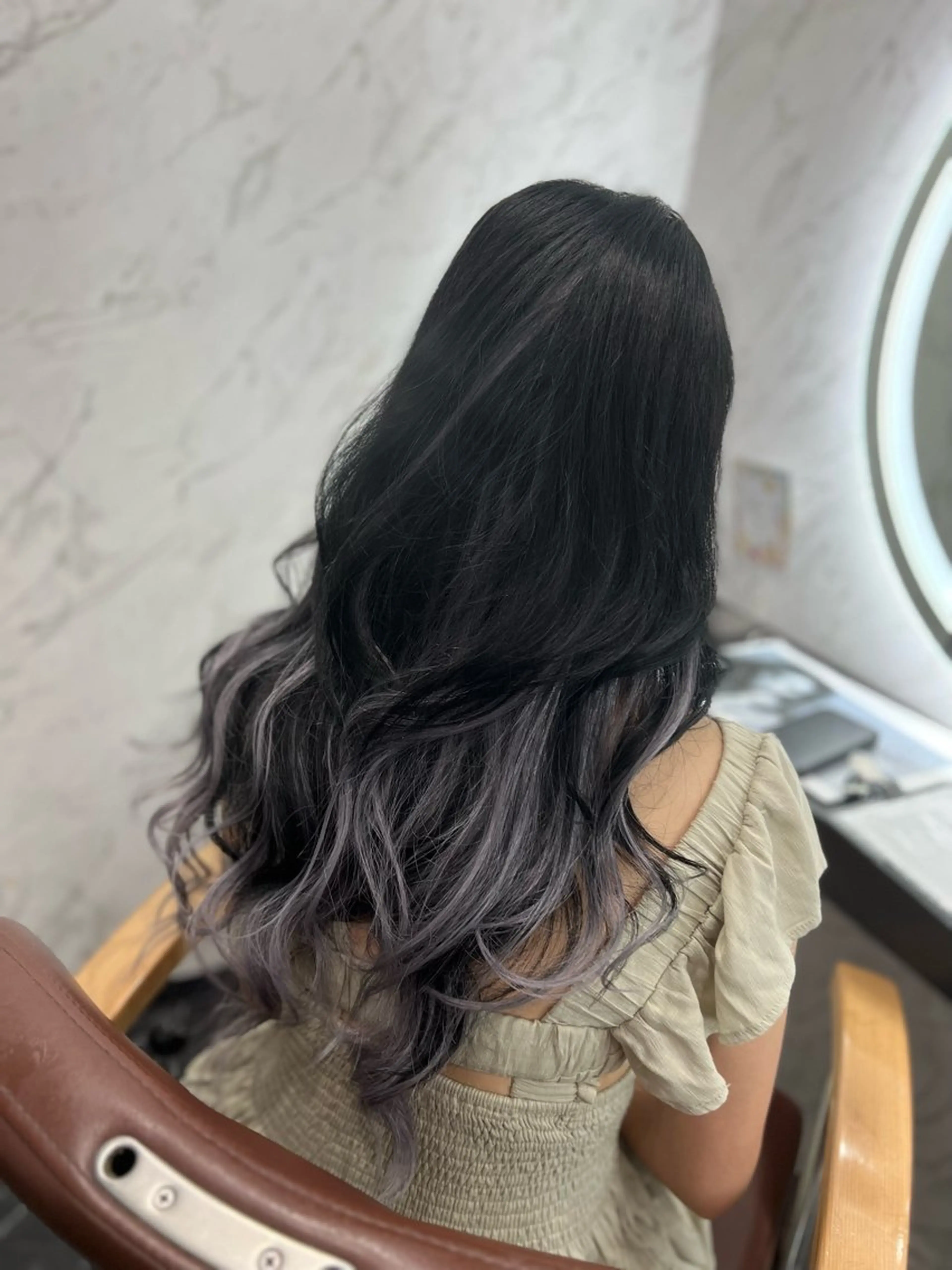 ロング 山北 優姫のヘアスタイル