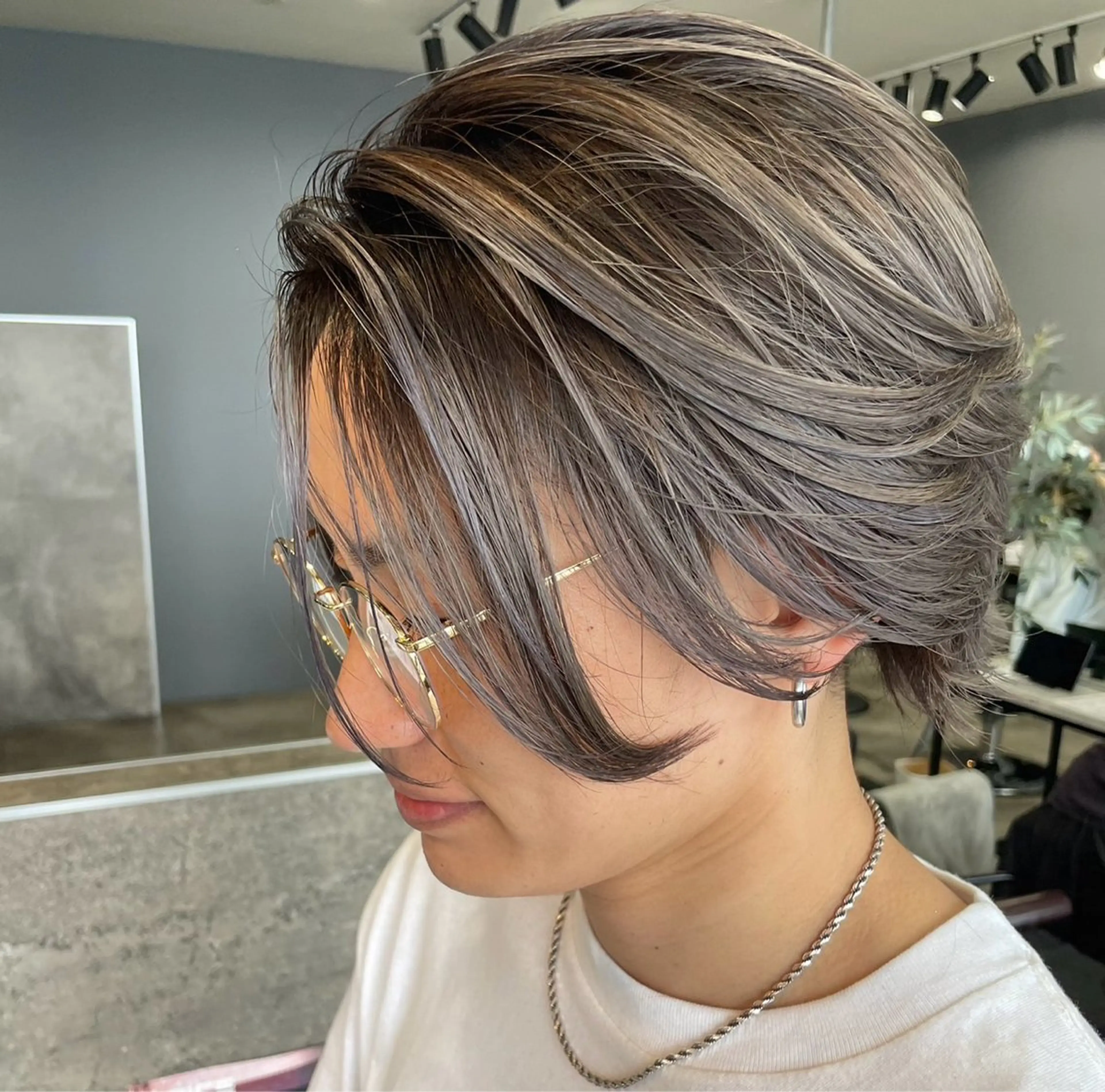 カラー ヘアカラー ✂︎GLITTER ✂︎Yuu✂︎のヘアスタイル