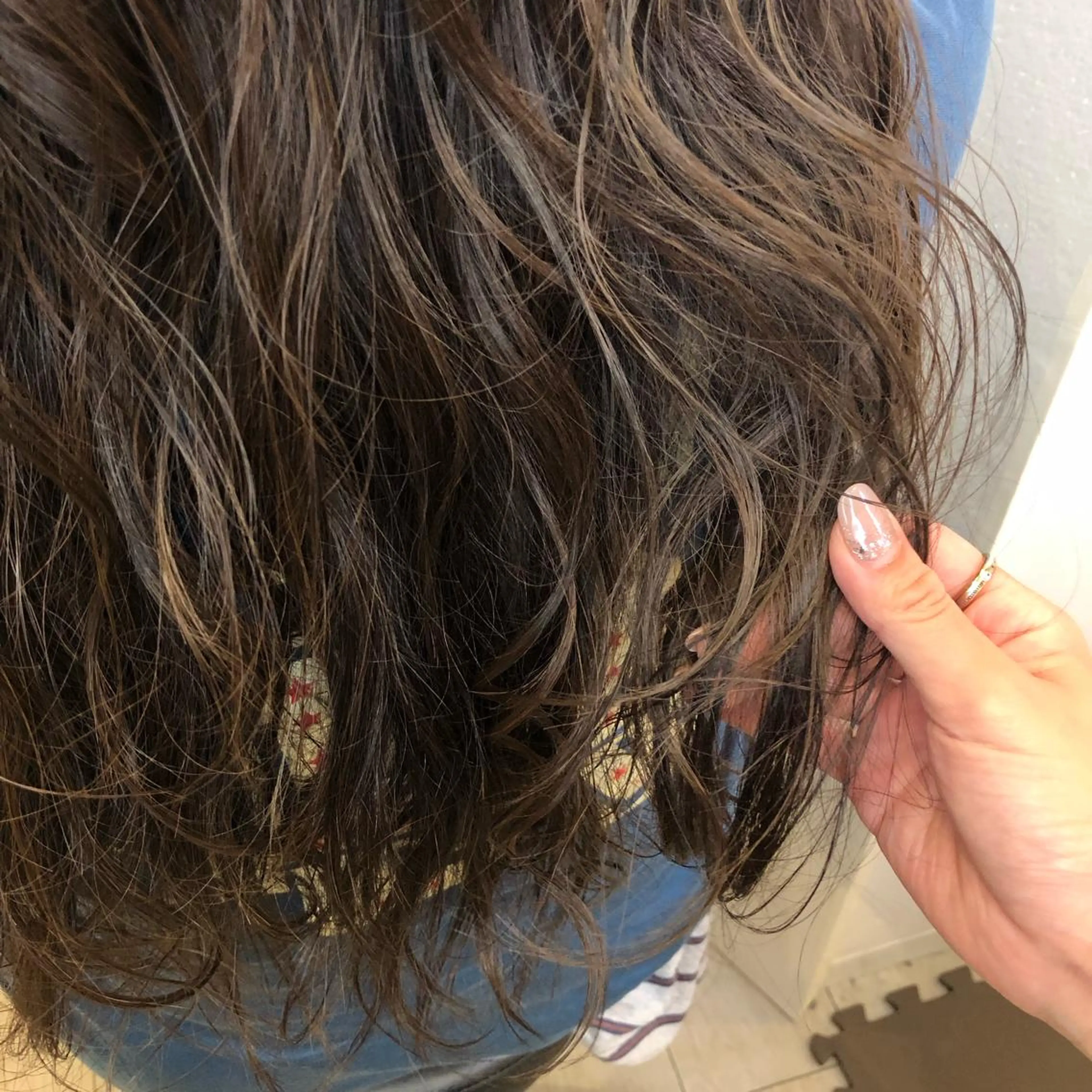 ロング ハイライト 石橋 瑞穂のヘアスタイル