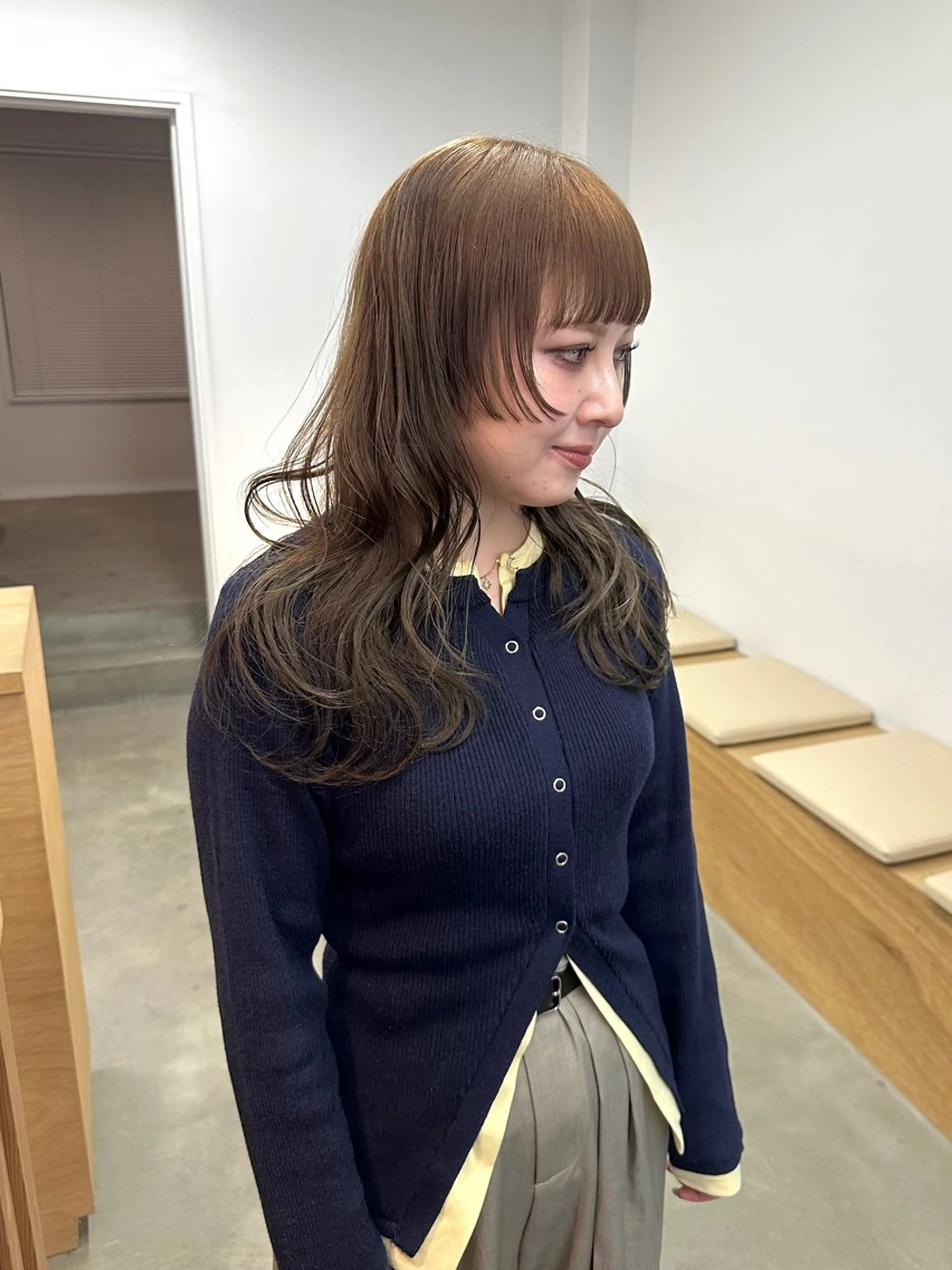 セミロング カラー ベージュカラー レイヤーカット ヘアカラー トリートメント カットモデル募集中 ／HARUKA🎀のヘアスタイル