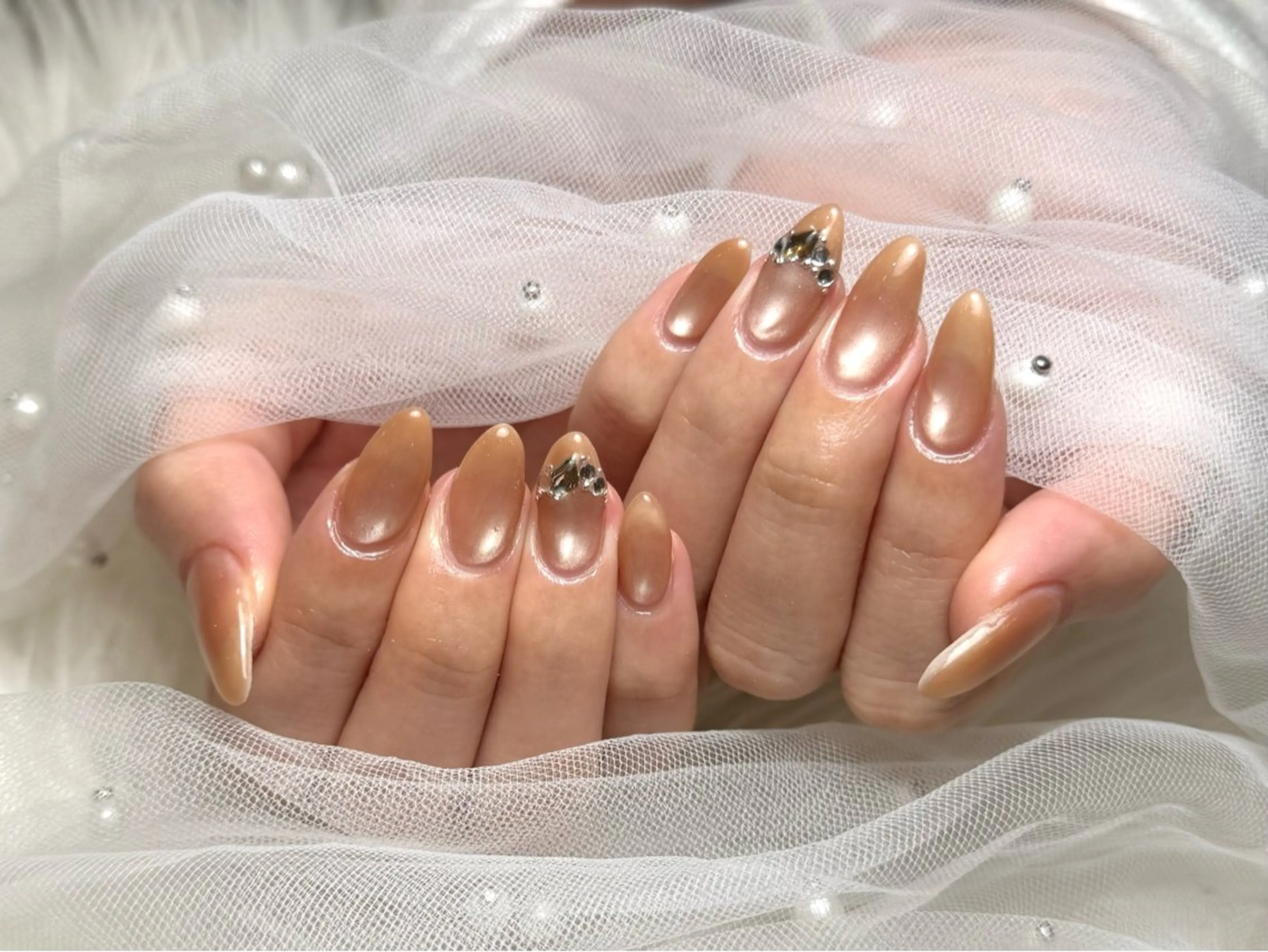 ネイル ハンドネイル フットネイル peTiT ✨️ yuzuki💞🫧のネイルデザイン