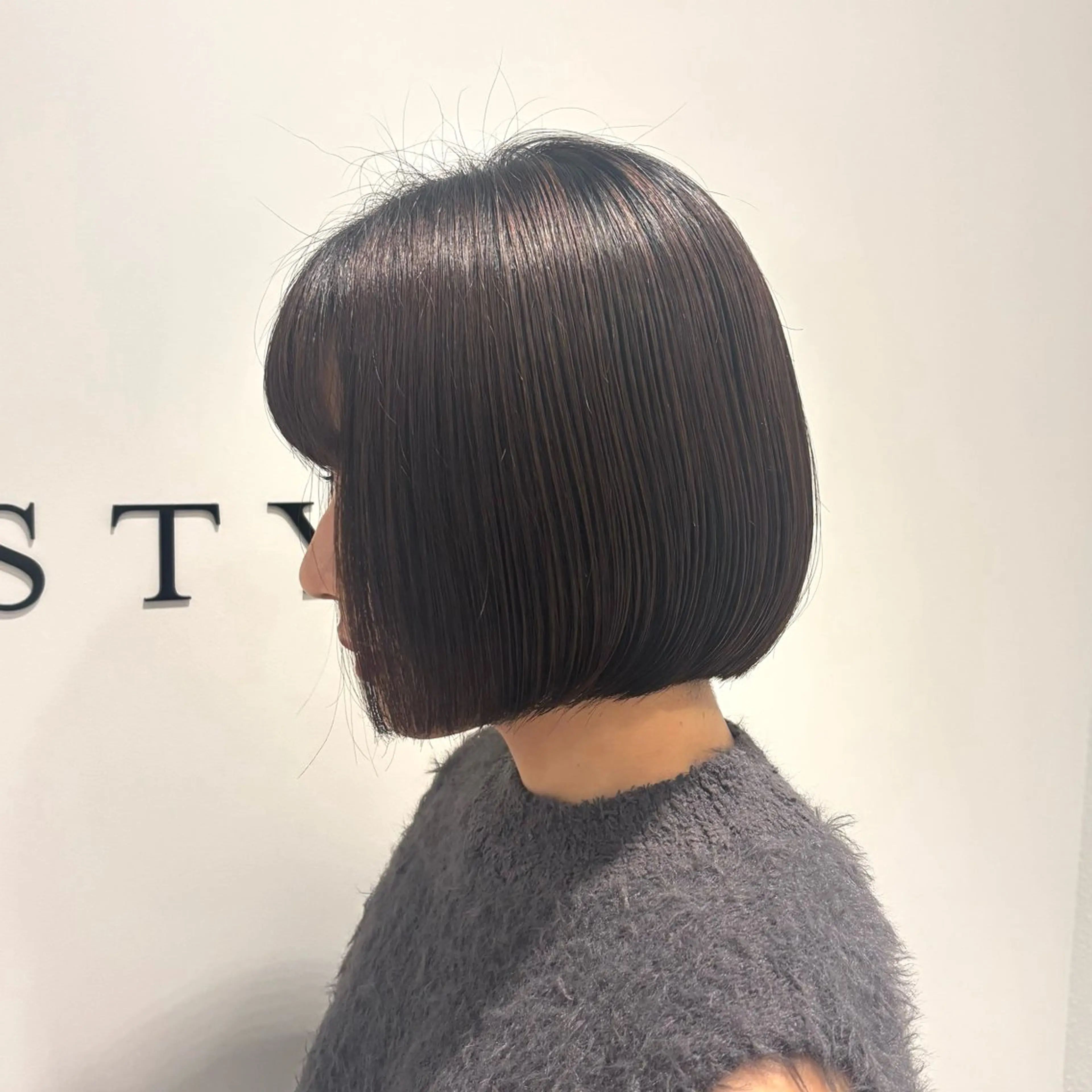 ショート ボブ 艶カラー/アレンジ 💟すなおのヘアスタイル