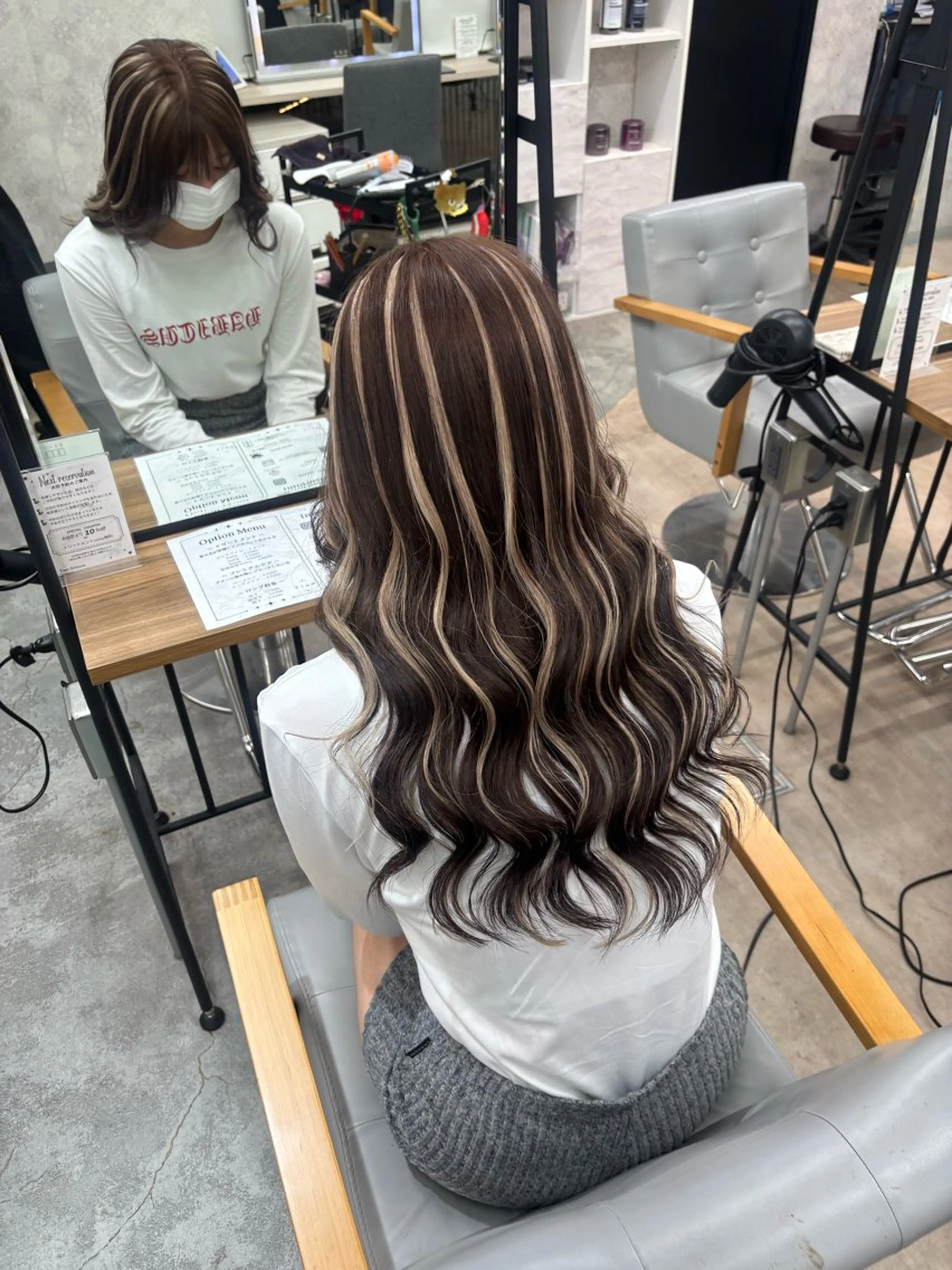 セミロング カラー カット トリートメント ギャル/ハイトーン 特化/ルイヤのヘアスタイル