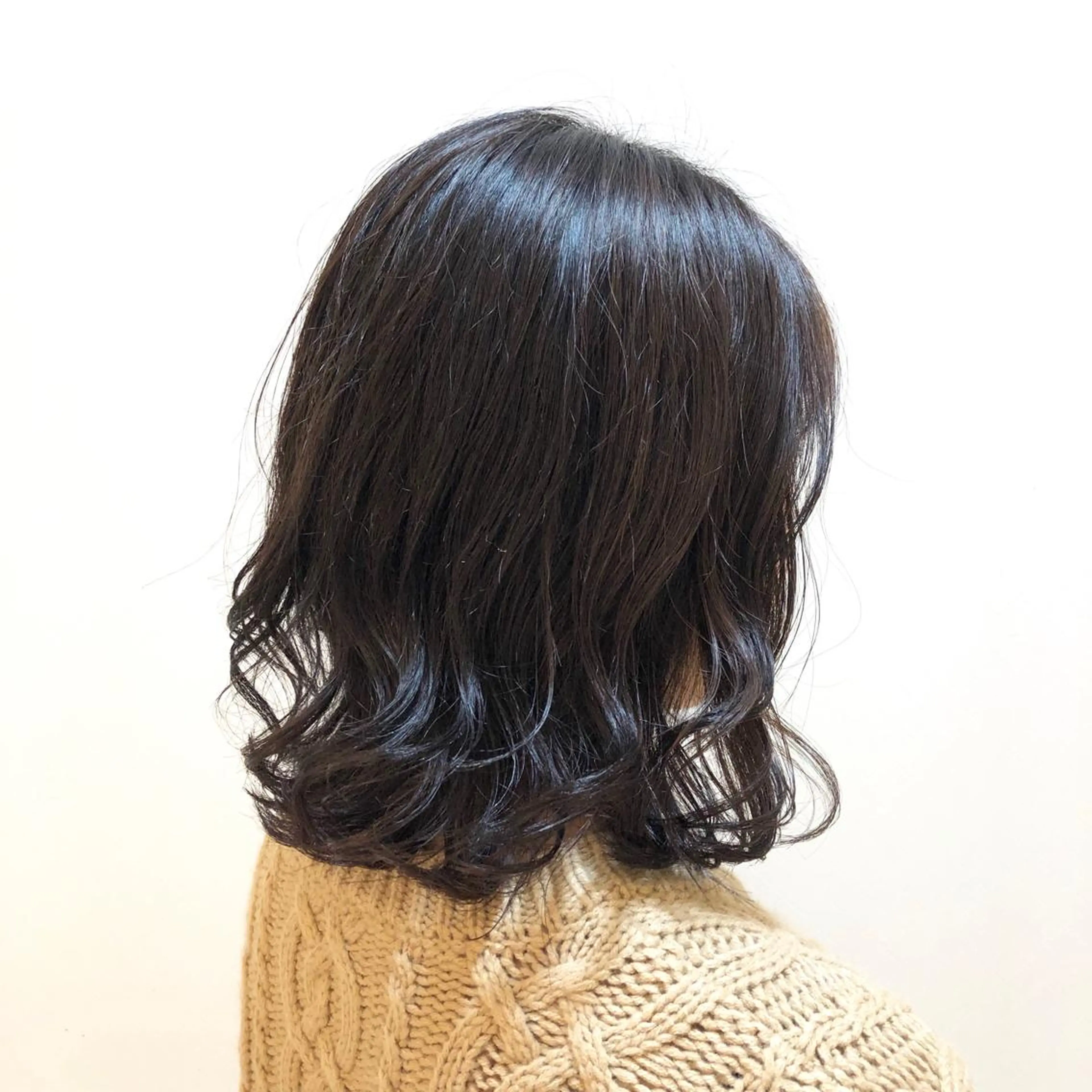 ミディアム カット ヘアカラー トリートメント 🌈ぷる艶カラー🌈 髪質改善👑柳沼尚貴のヘアスタイル