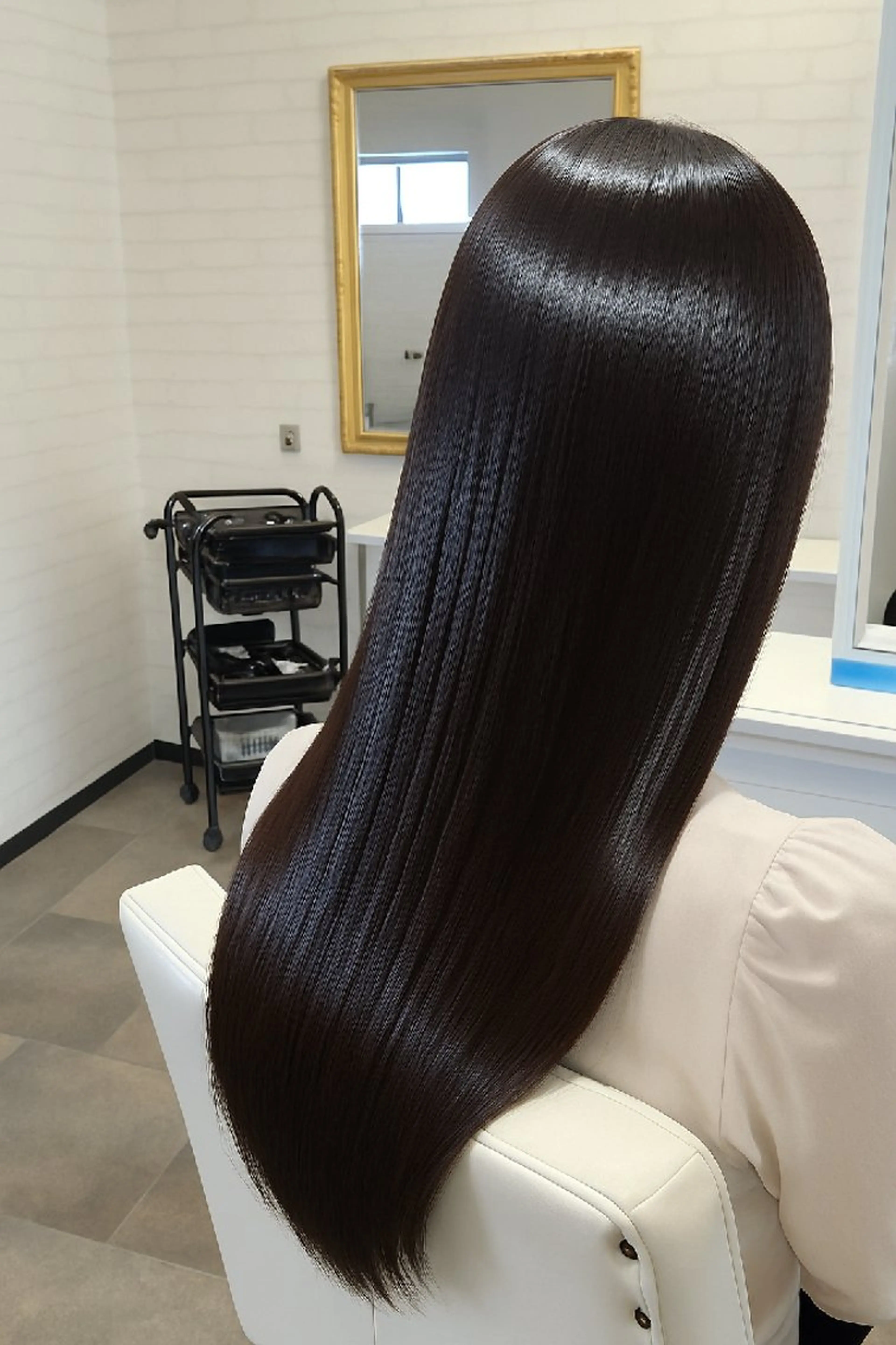 ロング カット 縮毛矯正 トリートメント  髪質改善＋艶専門  ✧ オオノのヘアスタイル